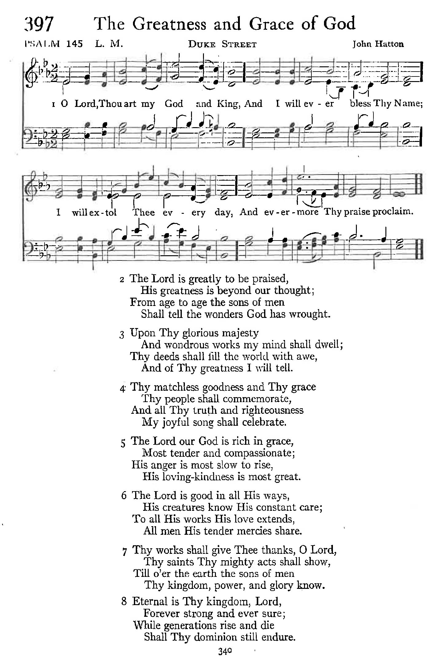 Psalm 145 - The Greatness and Grace of God