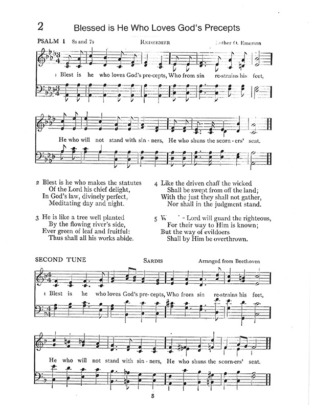 Psalm 1 - Blessed is He Who Loves God's Precepts