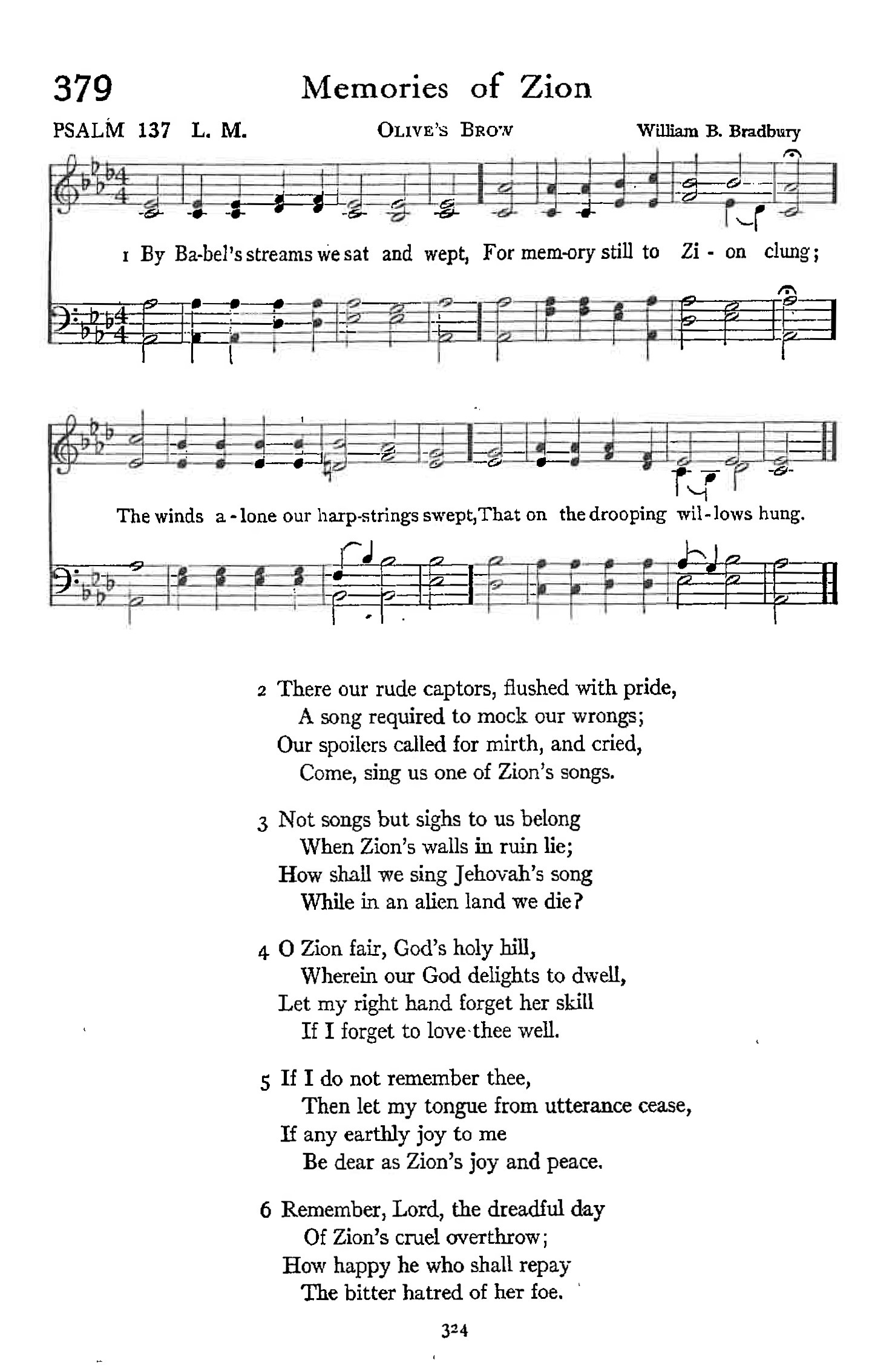 Psalm 137 - Memories of Zion