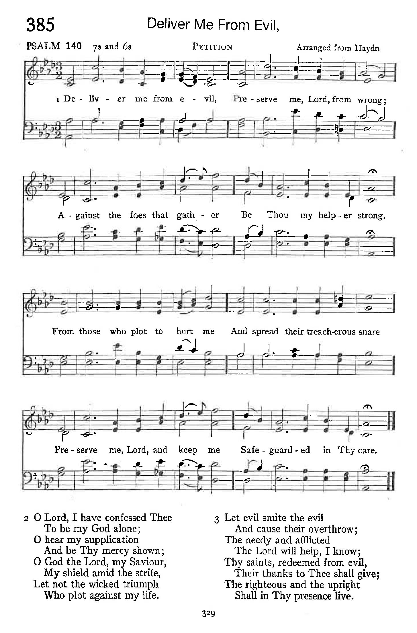 Psalm 140 - Deliver Me From Evil