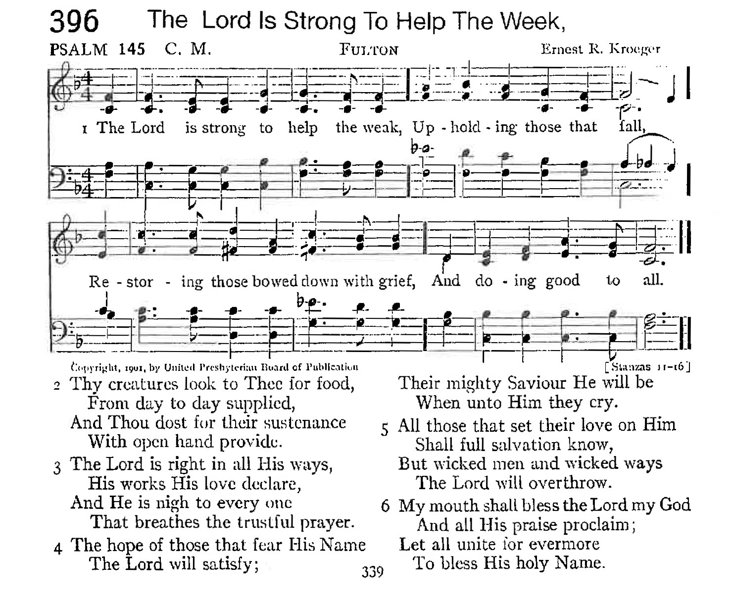 Psalm 145 - The Lord Is Strong To Help The Weak
