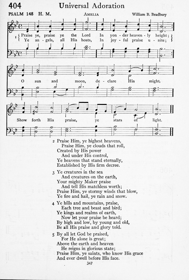 Psalm 148 - Universal Adoration