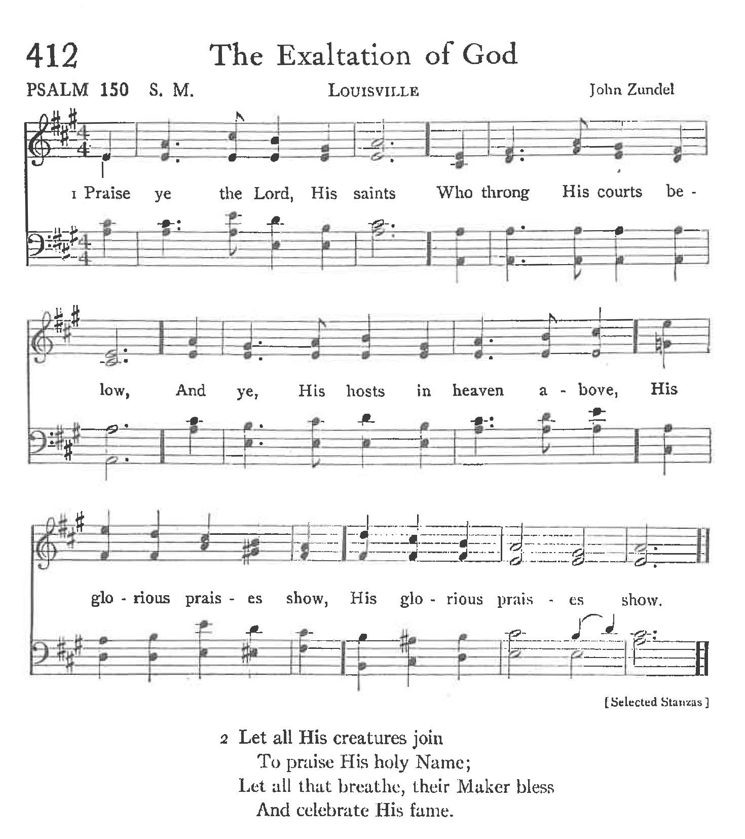 Psalm 150 - The Exaltation of God