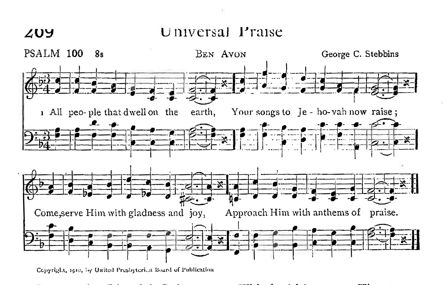 Psalm 100 - Universal Praise