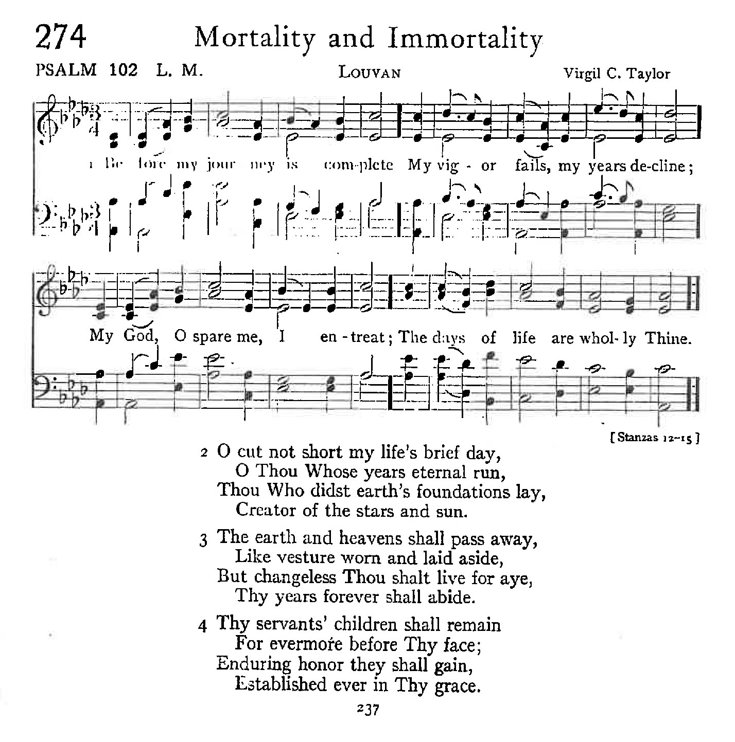 Psalm 102 - Morality and Immorality