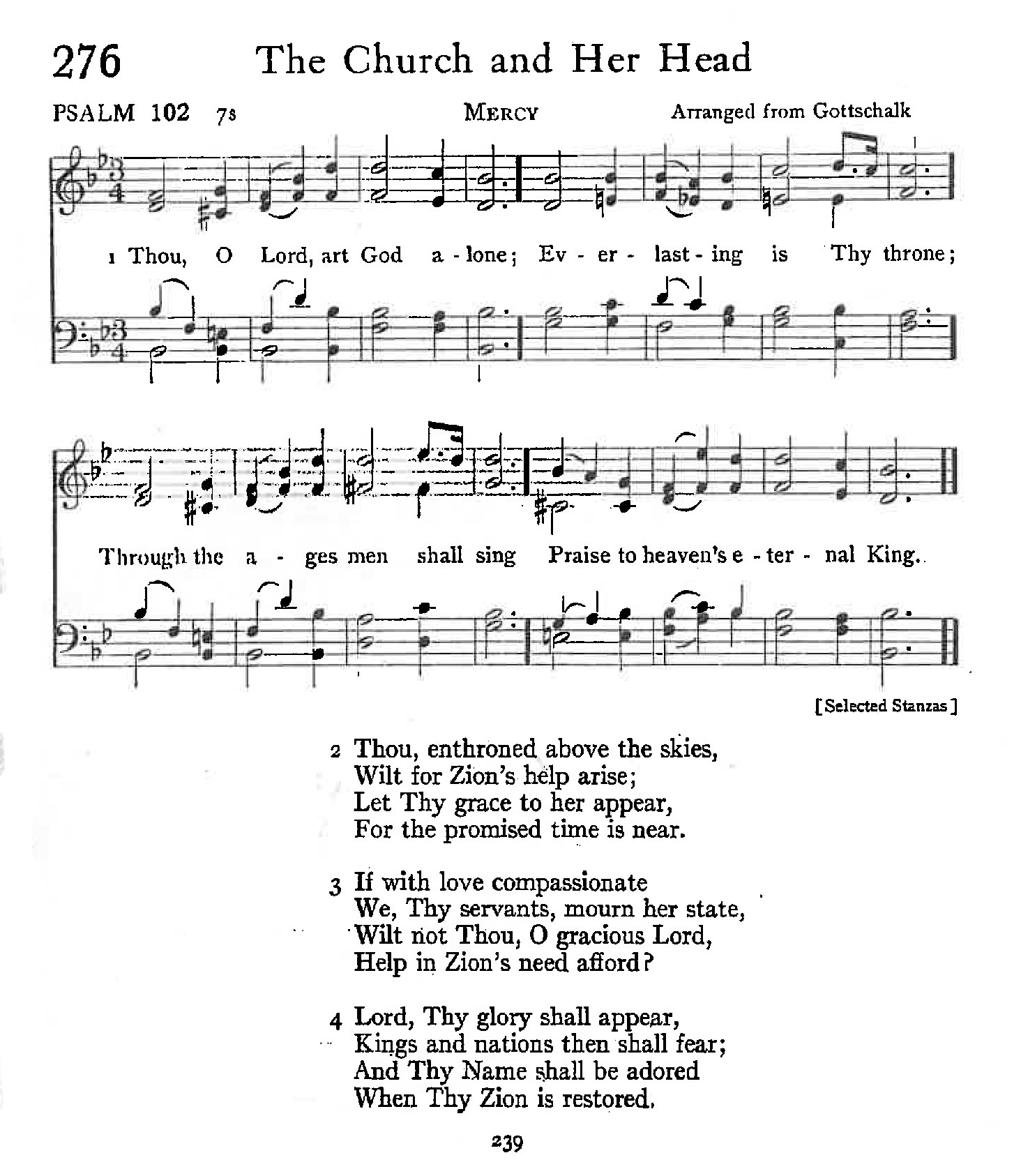 Psalm 102 - The Church and Her Head
