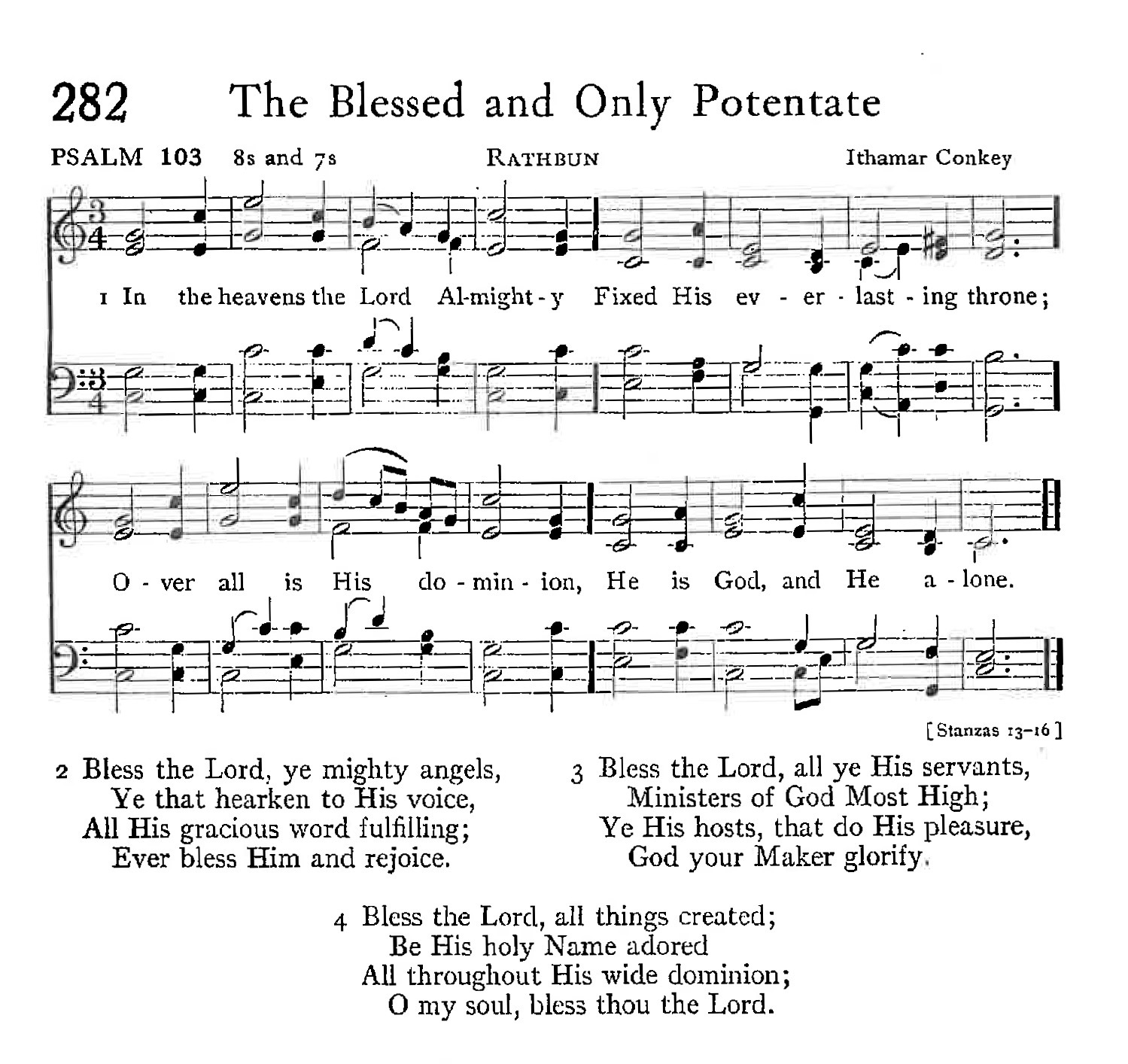 Psalm 103 - The Blessed and Only Potentate