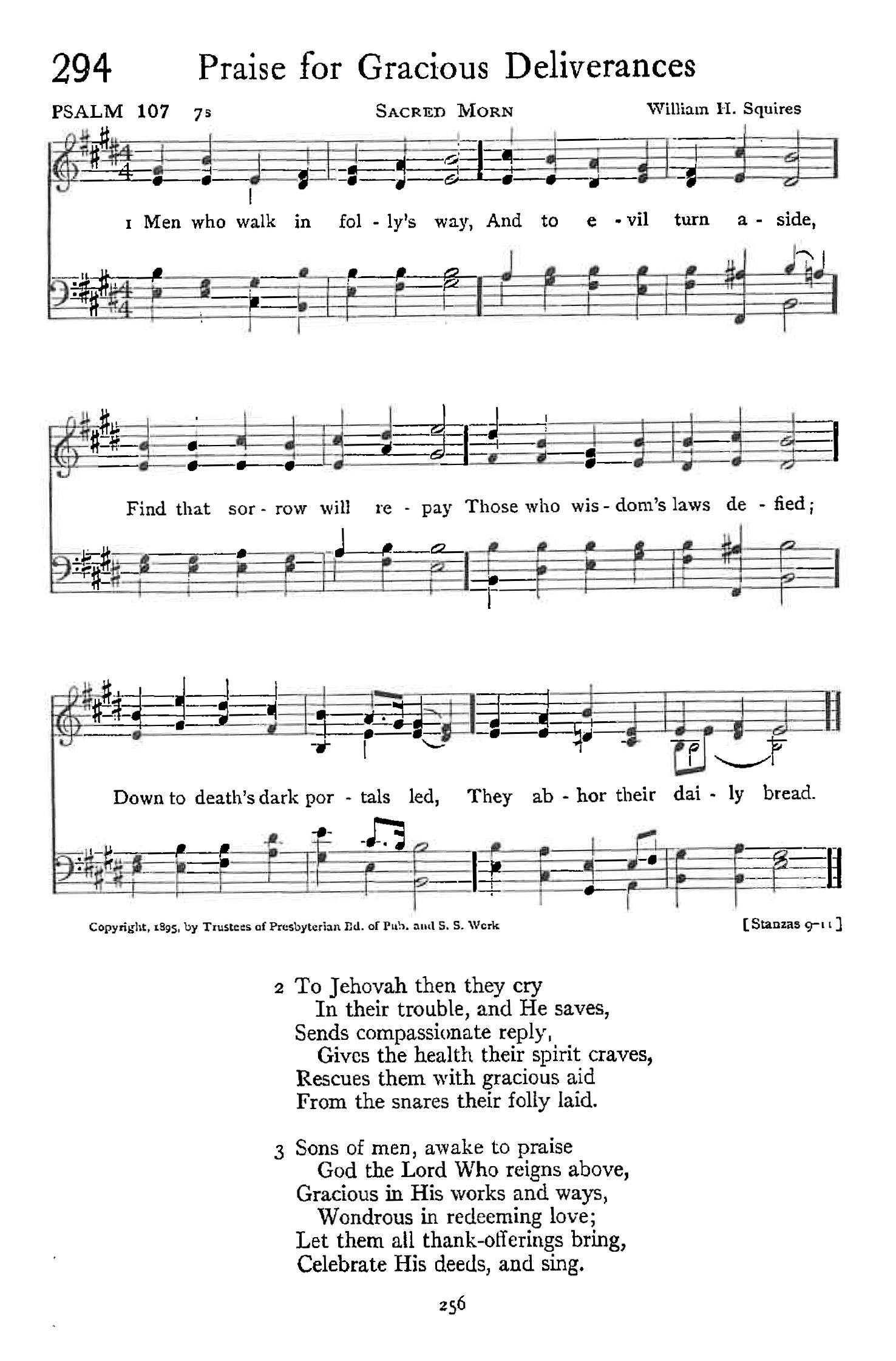 Psalm 107 - Praise for Gracious Deliverances