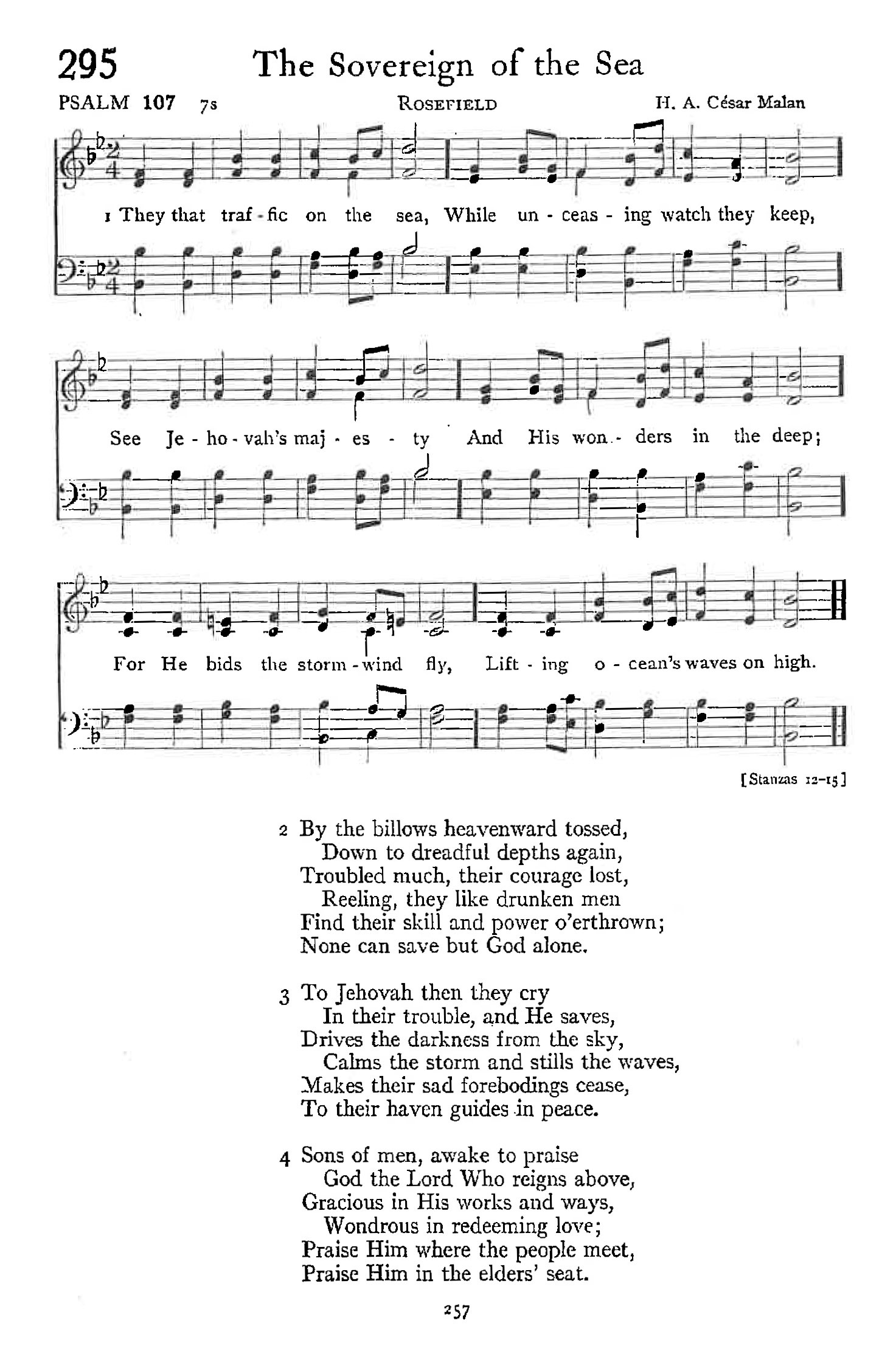 Psalm 107 - The Sovereign of the Sea