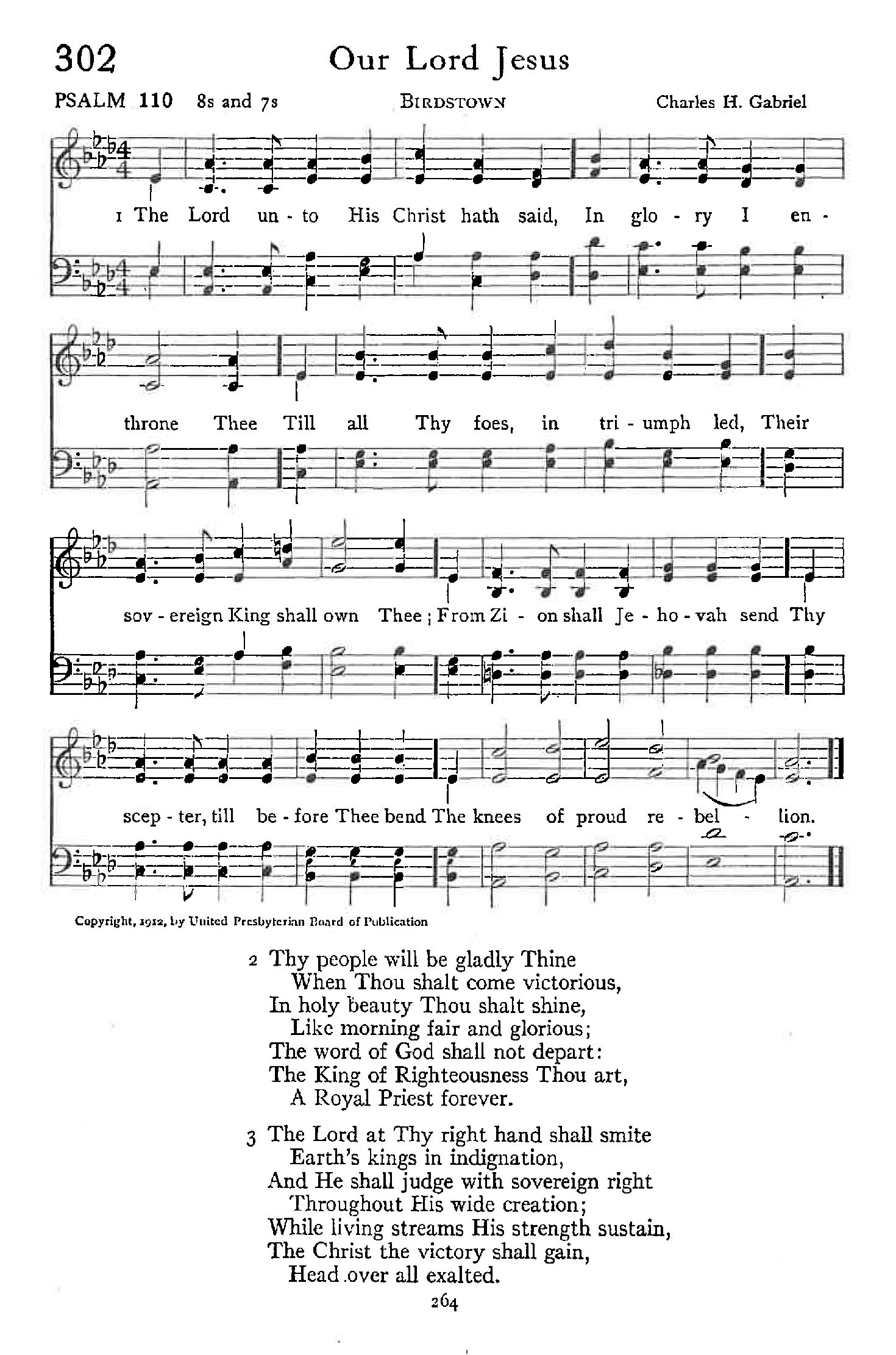 Psalm 110 - Our Lord Jesus