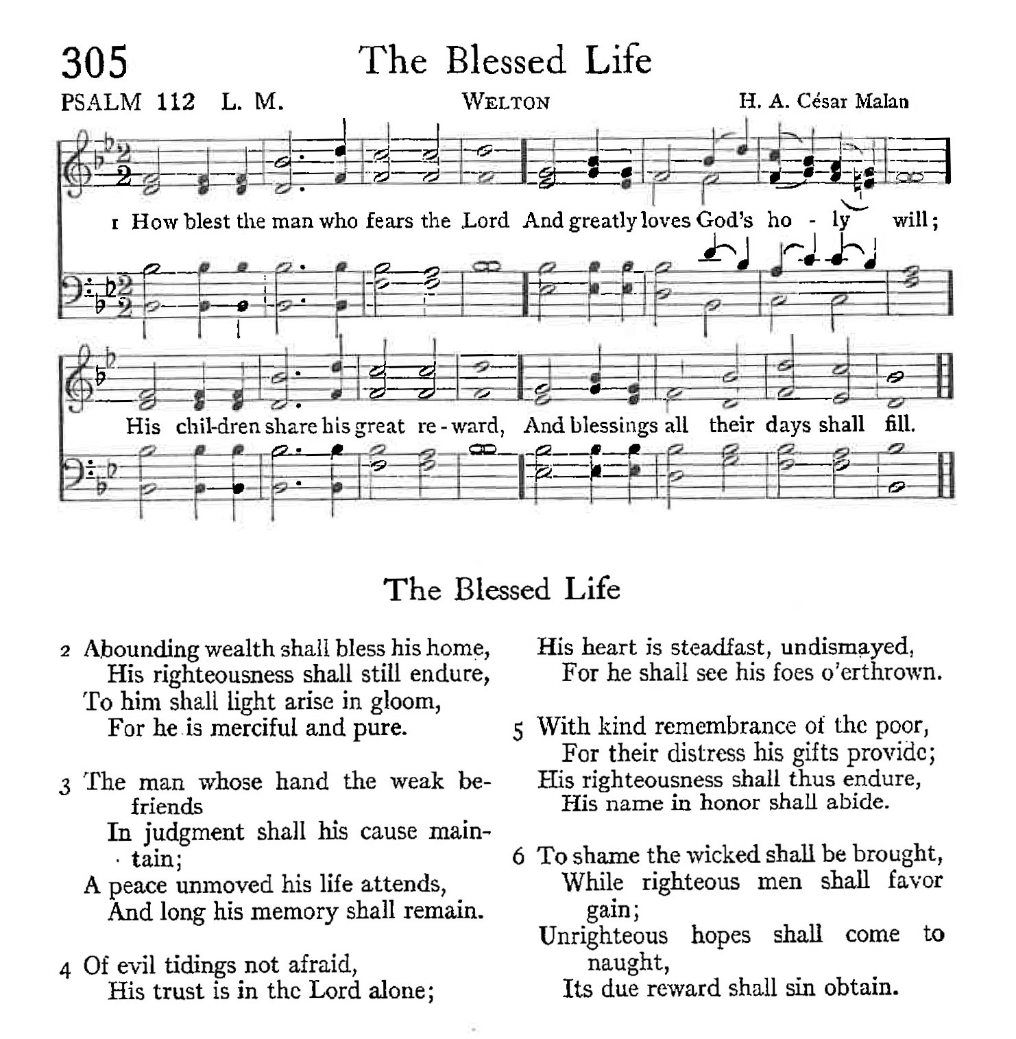 Psalm 112 - The Blessed Life