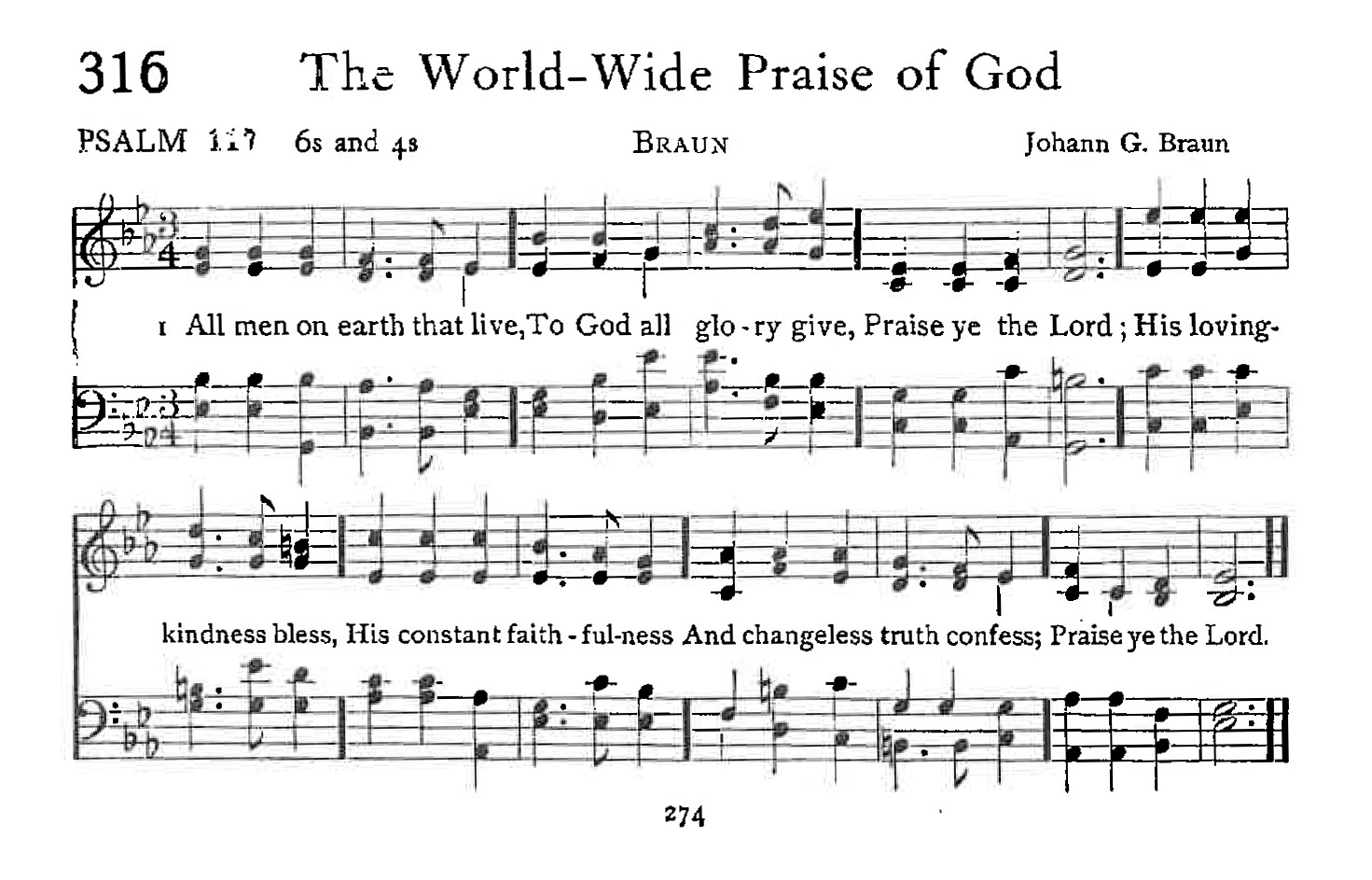 Psalm 117 - The World-Wide Praise of God