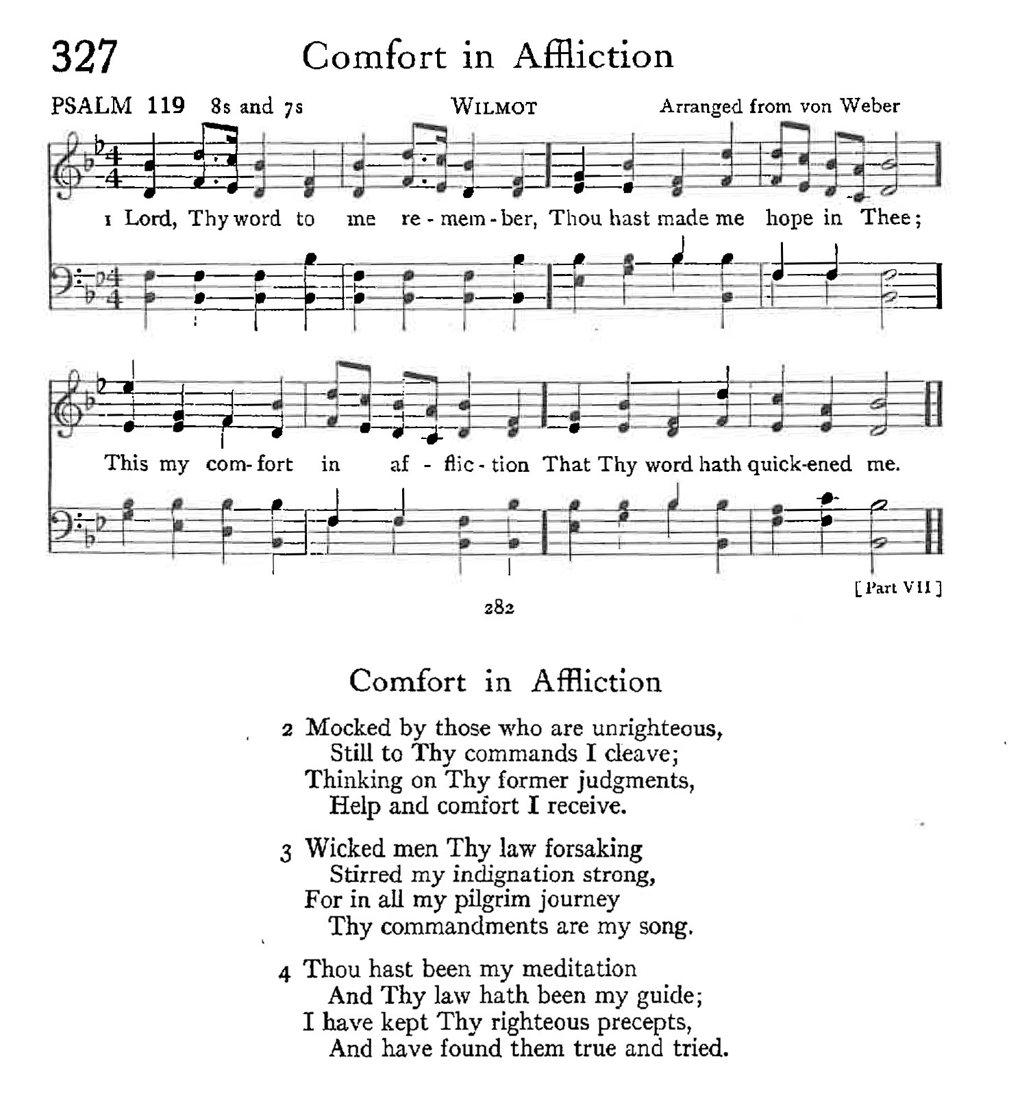Psalm 119 - Comfort in Affliction
