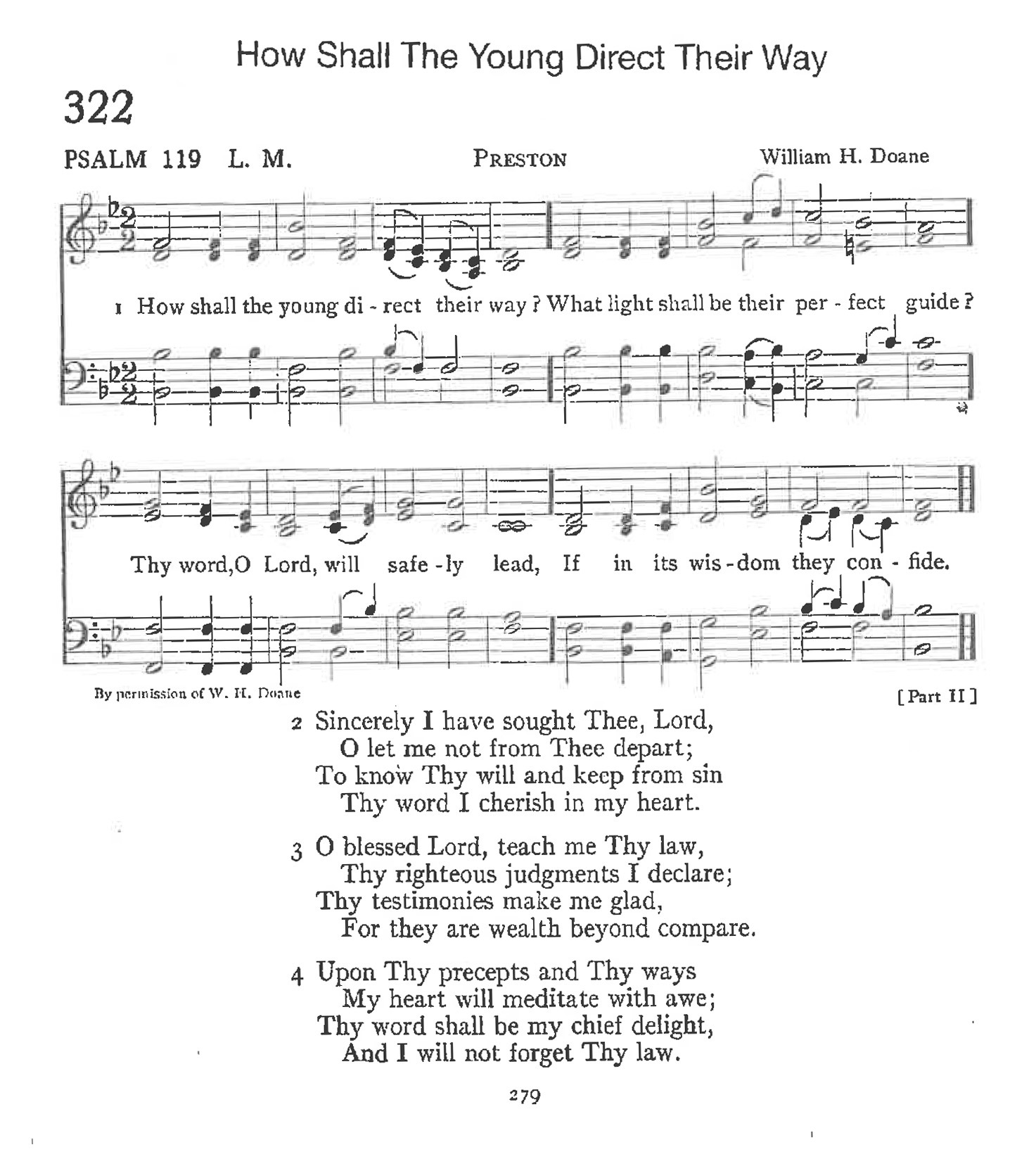 Psalm 119 - How Shall the Young Direct Their Way