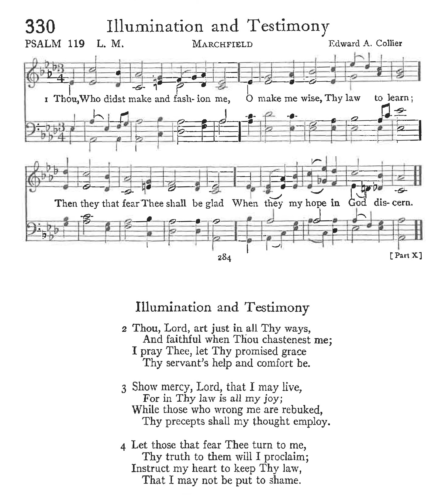 Psalm 119 - Illumination and Testimony