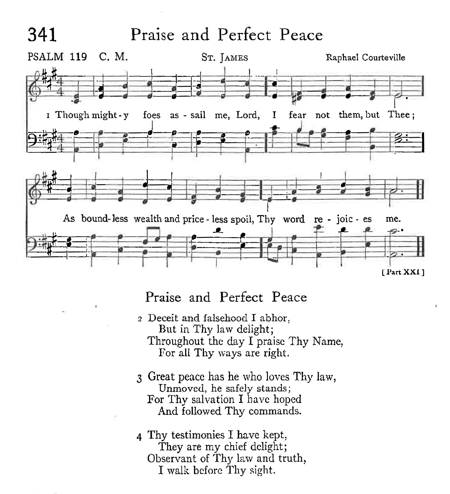 Psalm - 119 - Praise and Perfect Peace