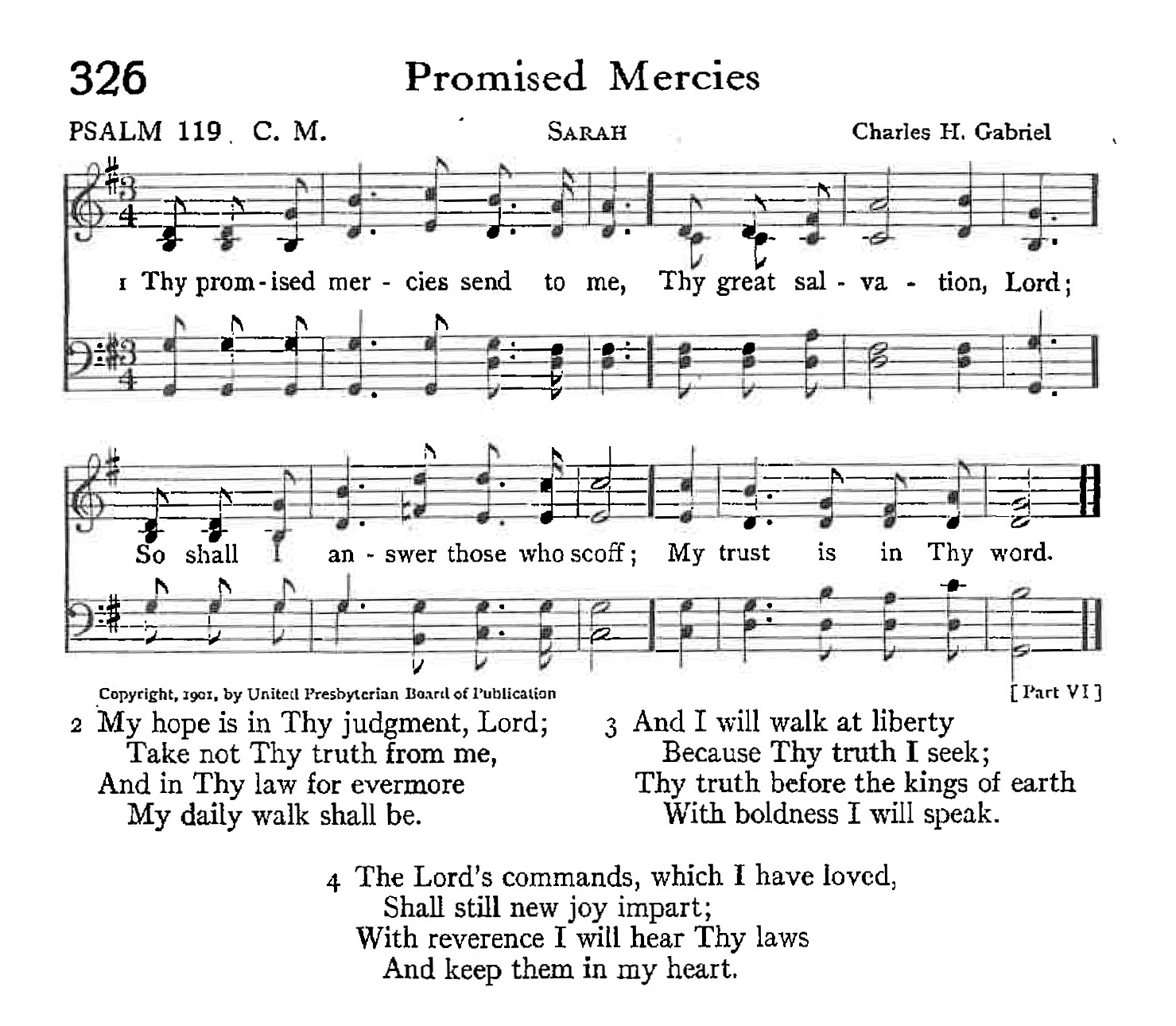Psalm 119 - Promised Mercies