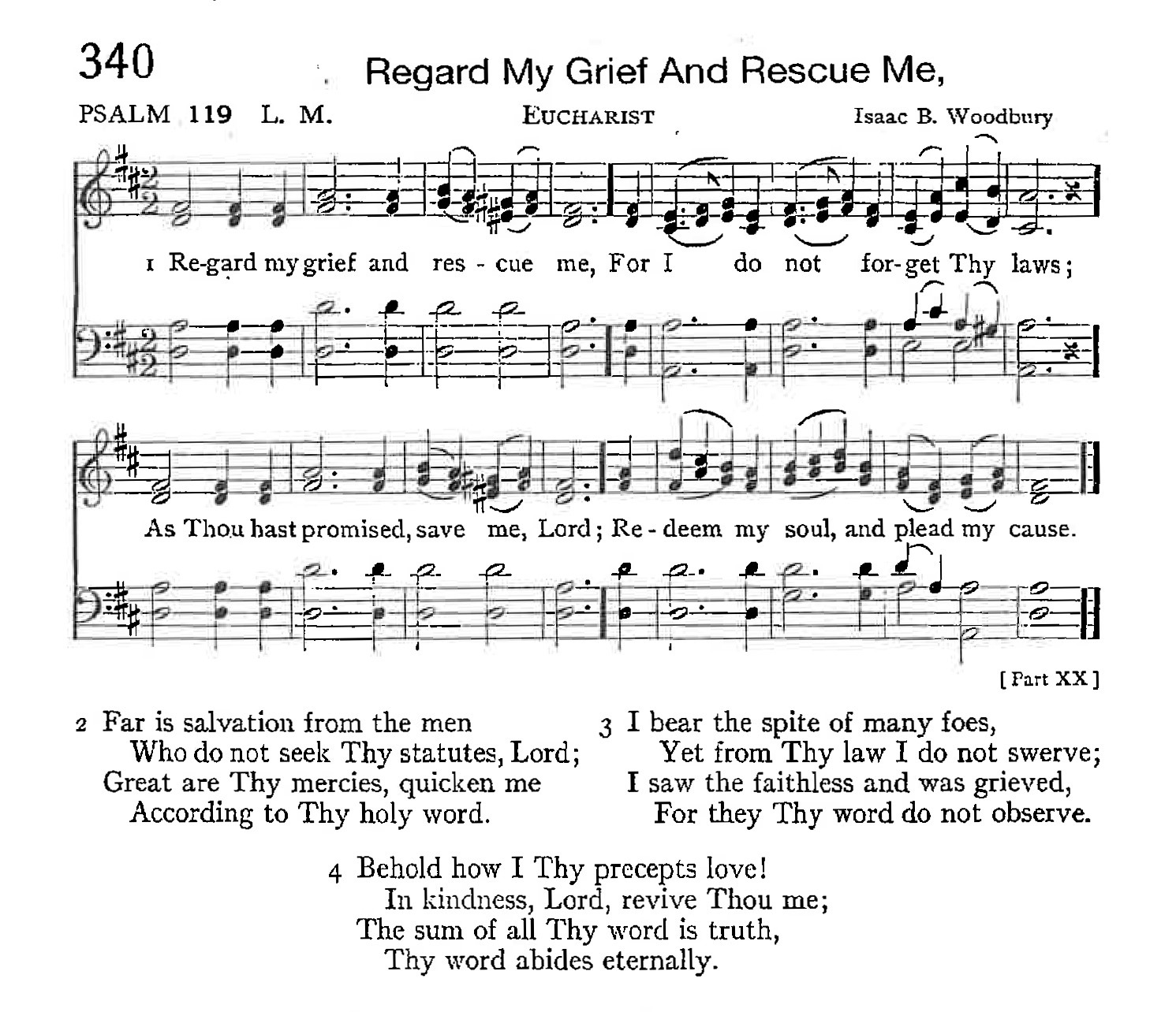 Psalm 119 - Regard My Grief and Rescue Me