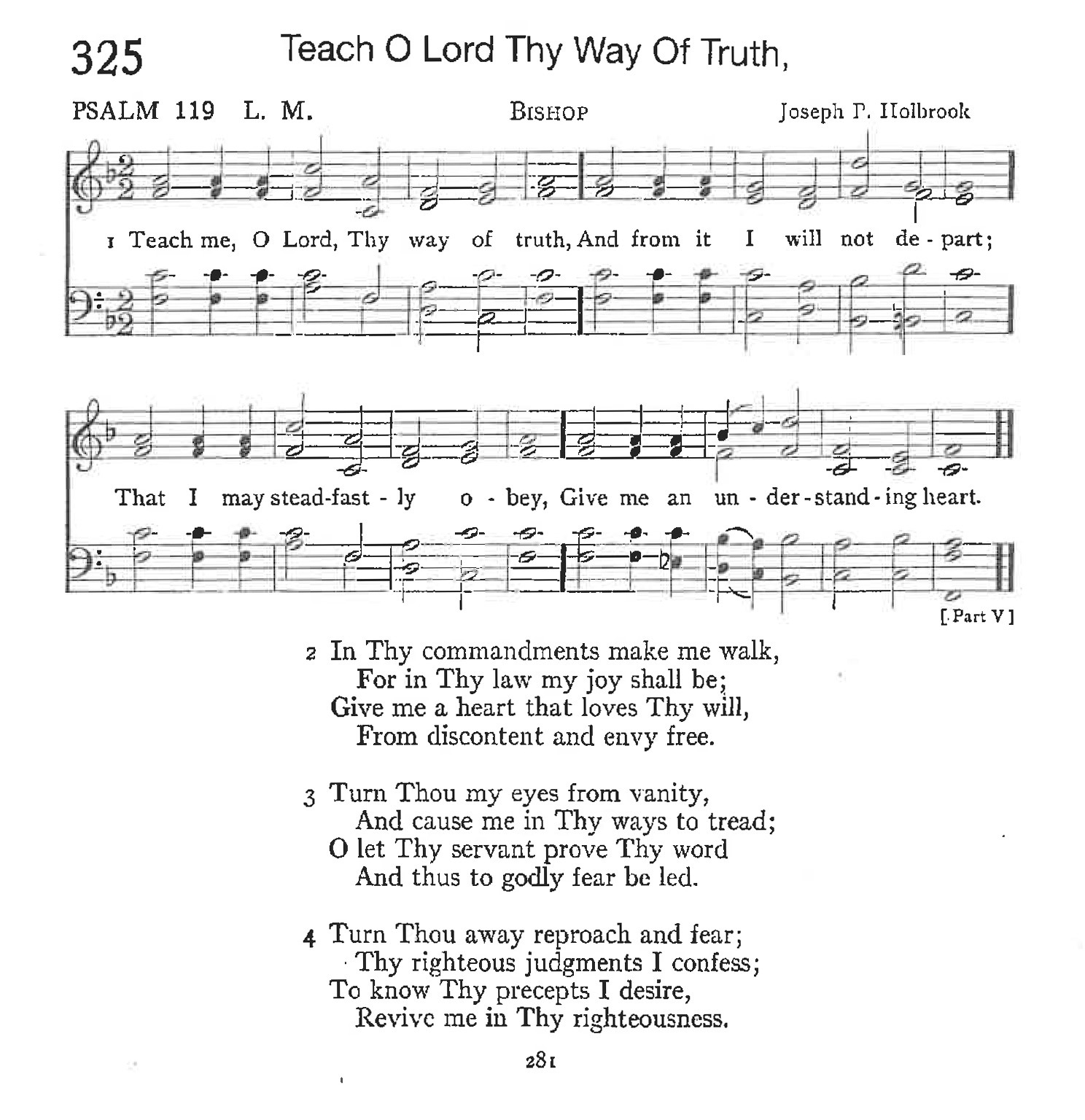 Psalm 119 - Teach O Lord Thy Way of Truth