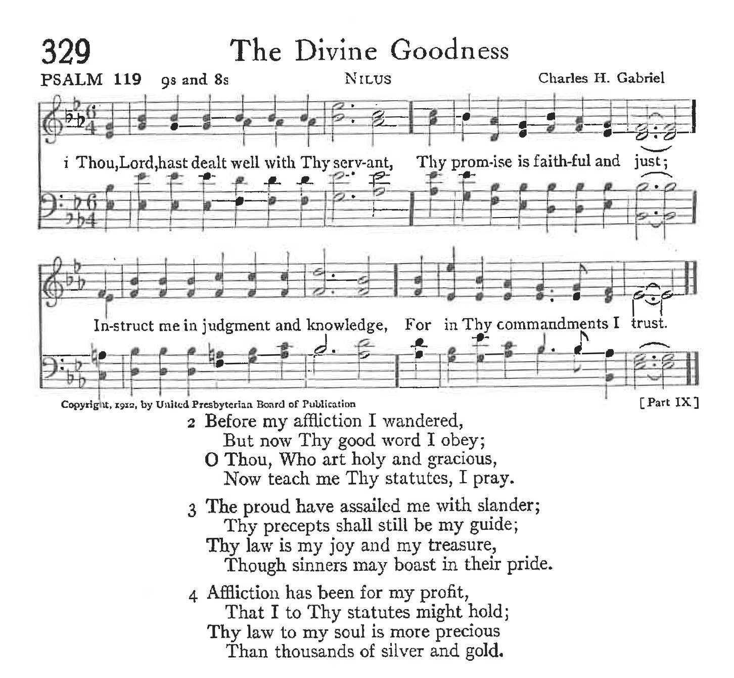 Psalm 119 - The Divine Goodness
