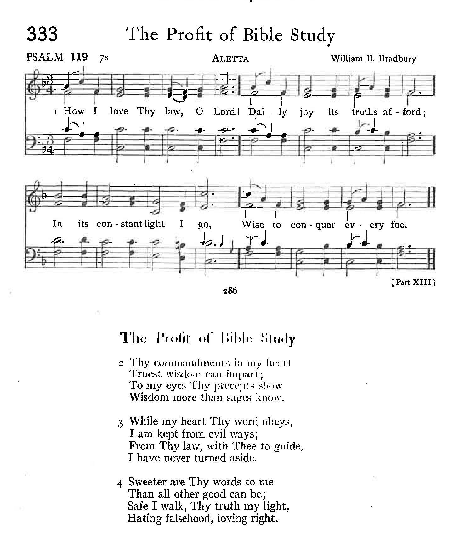 Psalm 119 - The Profit of Bible Study