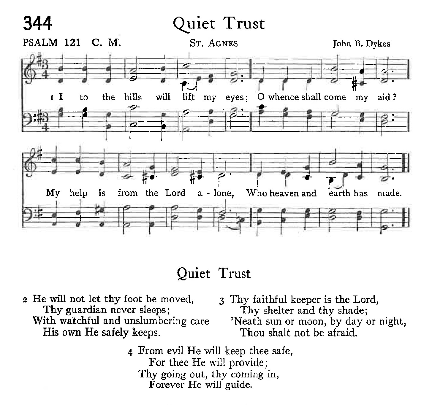 Psalm 121 - Quiet Trust