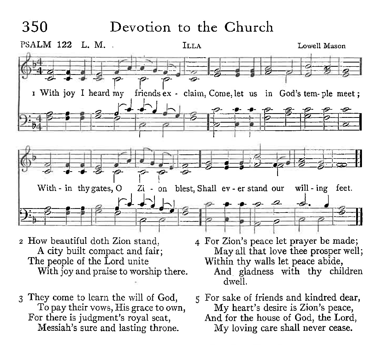 Psalm - 122 - Devotion to the Church