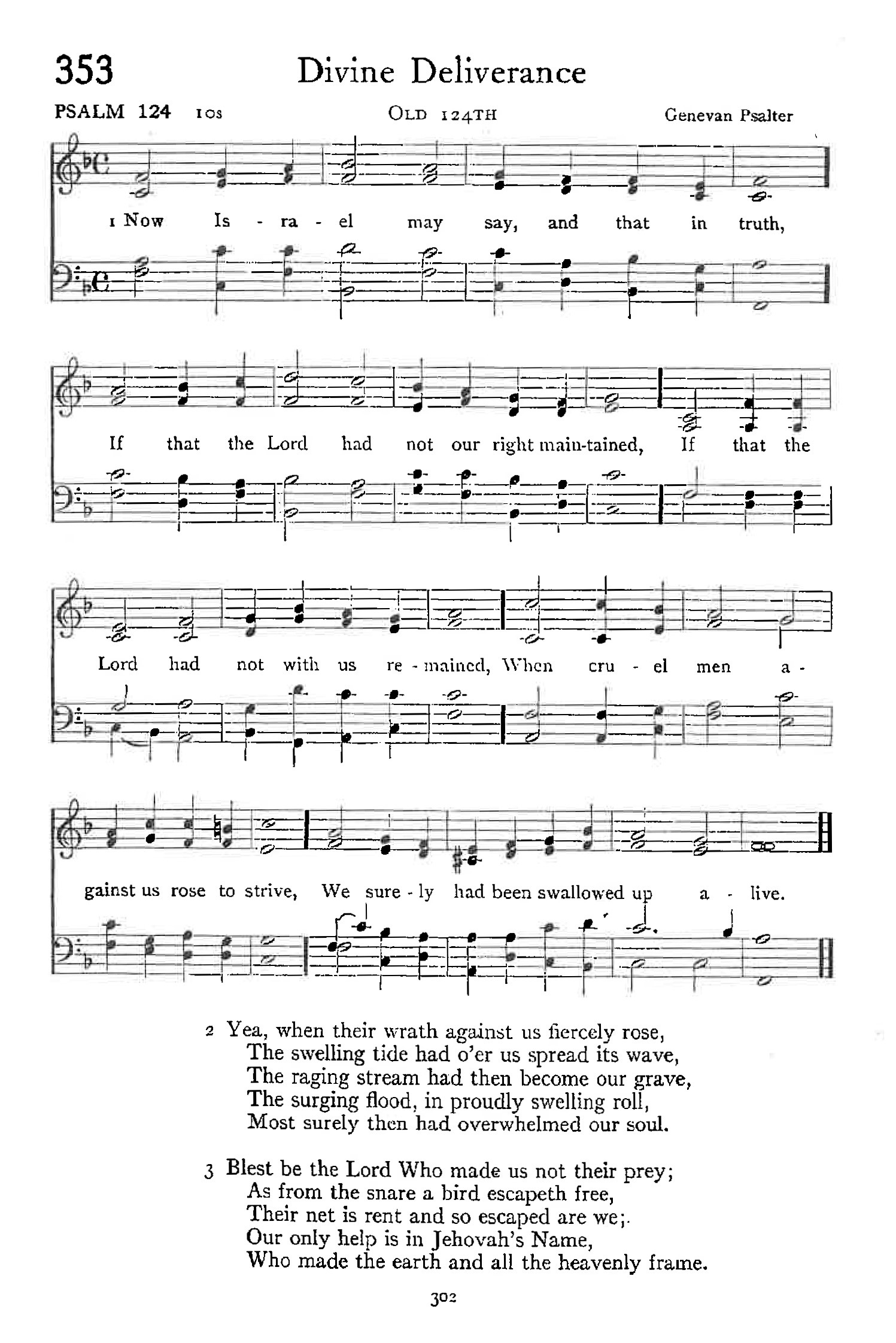 Psalm 124 - Divine Deliverance