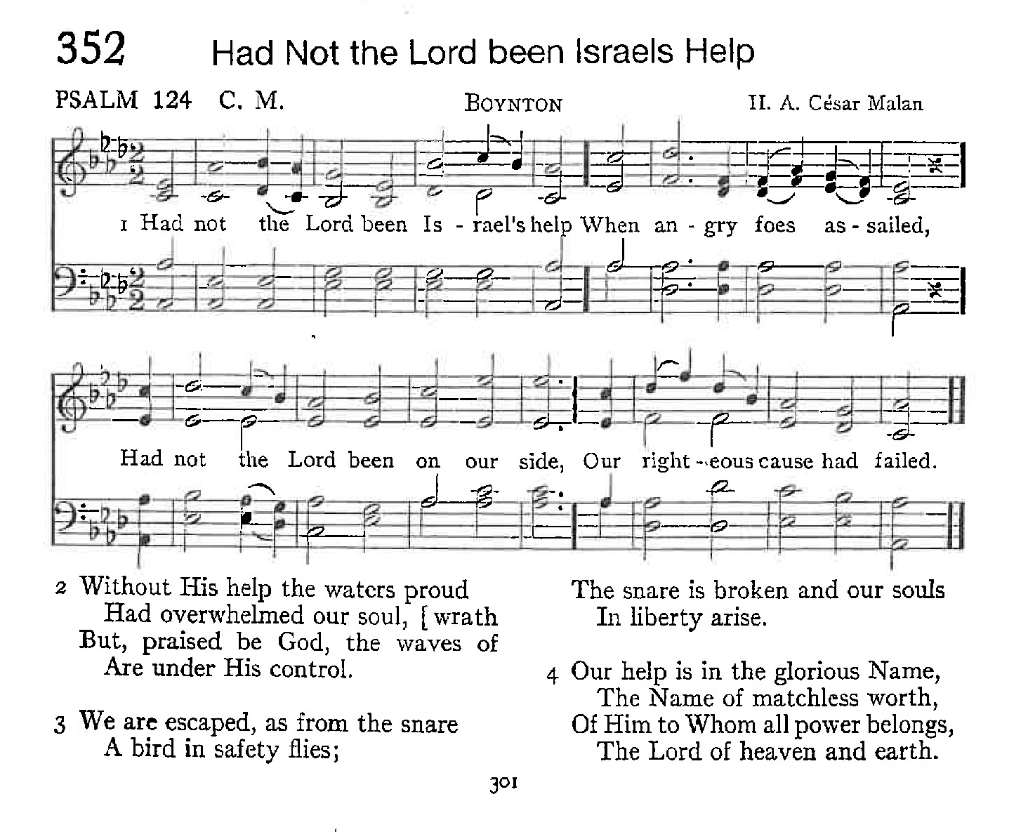 Psalm - 124 - Had Not The Lord Been Israel's Help