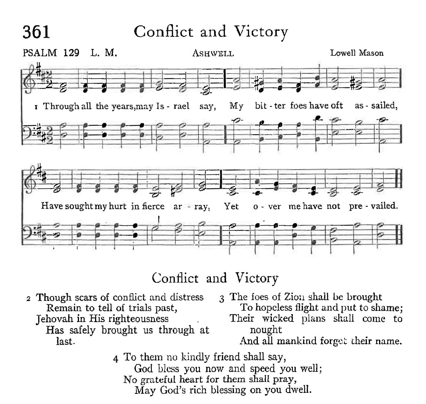 Psalm 129 - Conflict and Victory