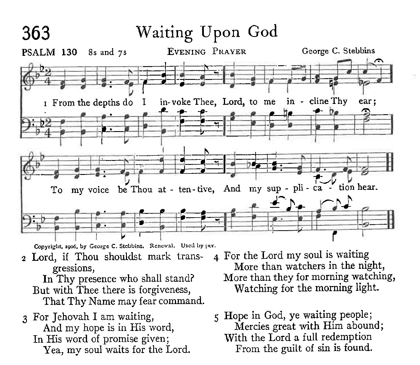 Psalm 130 - Waiting Upon God
