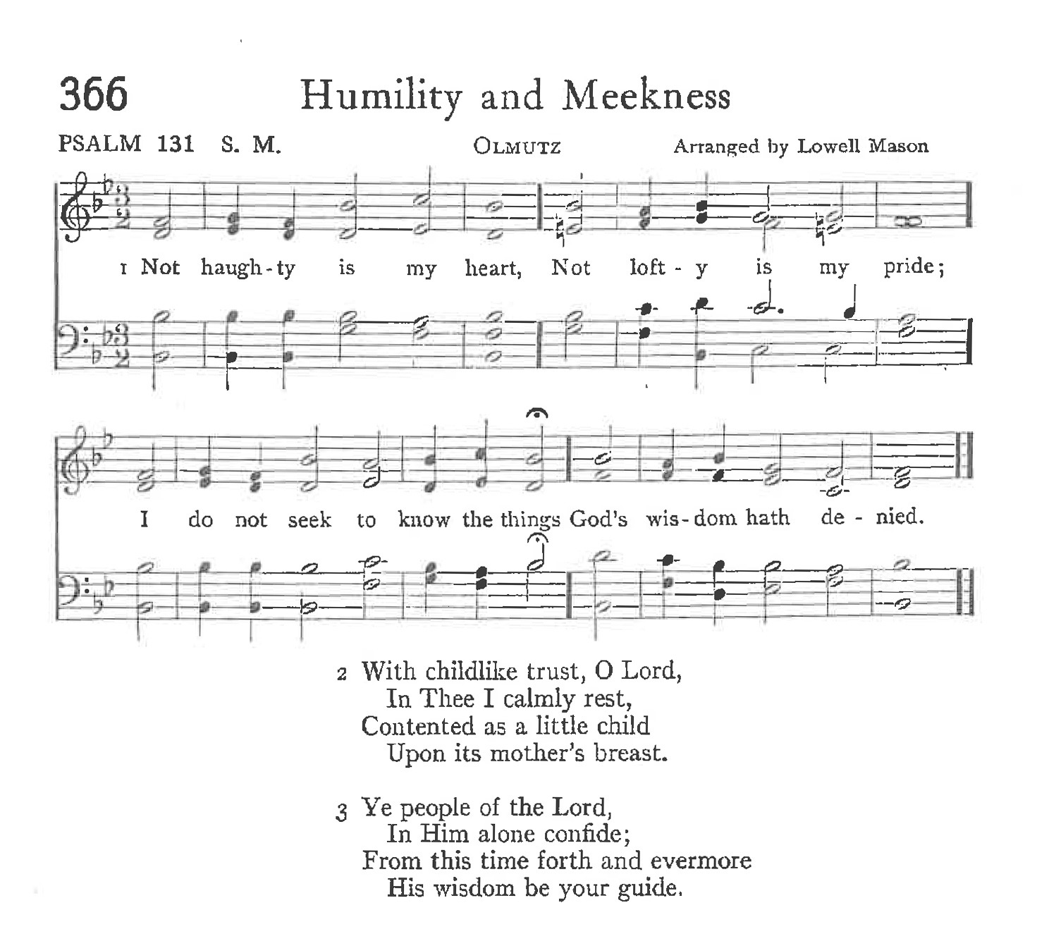 Psalm 131 - Humility and Meekness