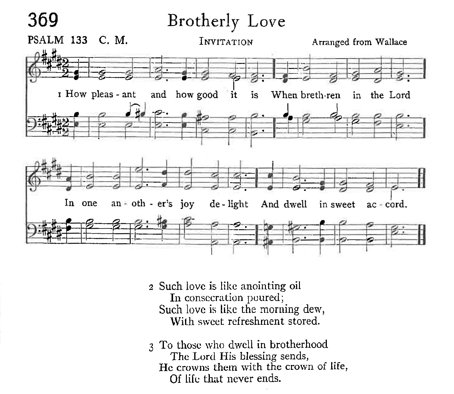 Psalm 133 - Brotherly Love
