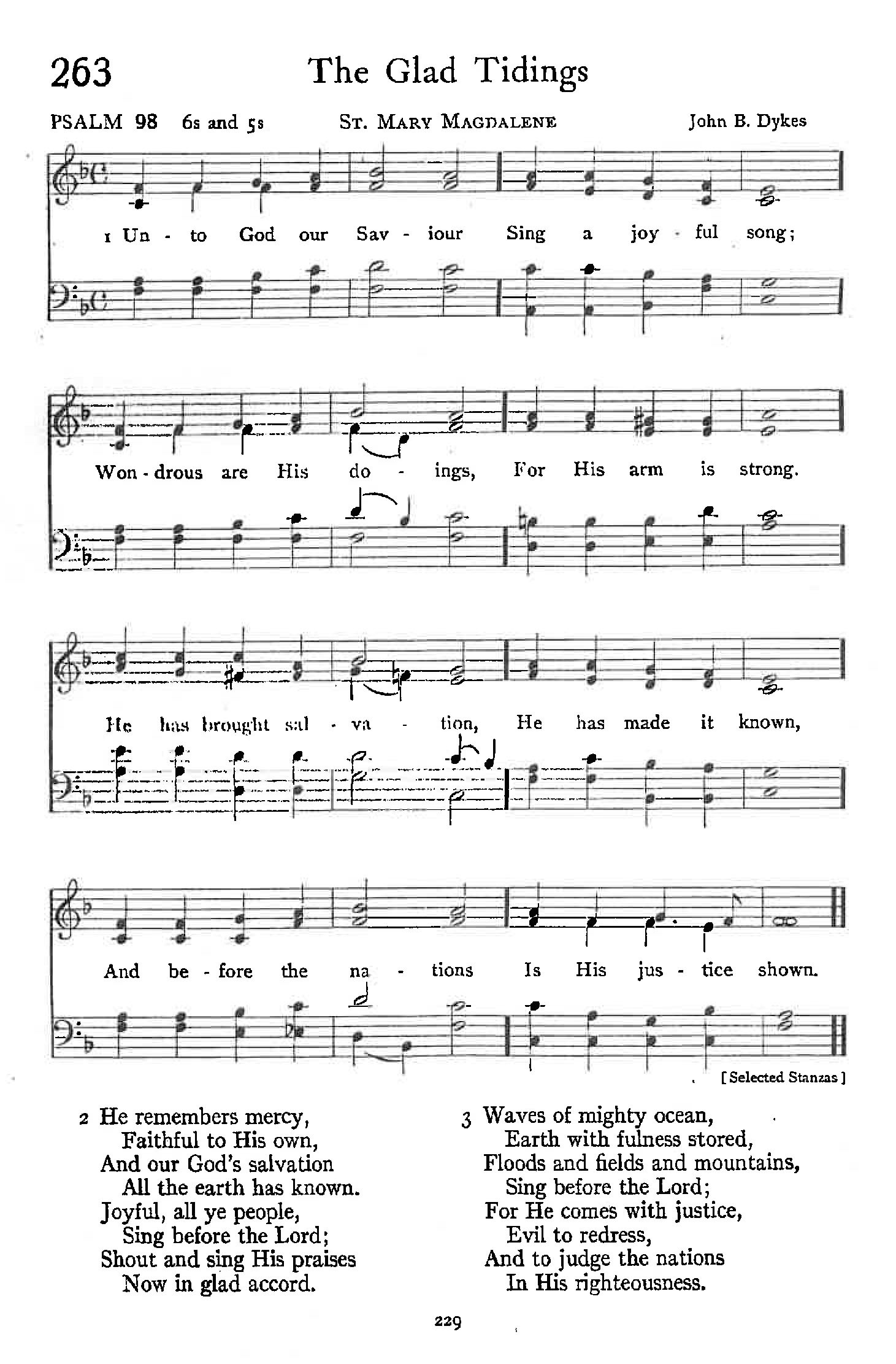 Psalm 98 - The Glad Tidings