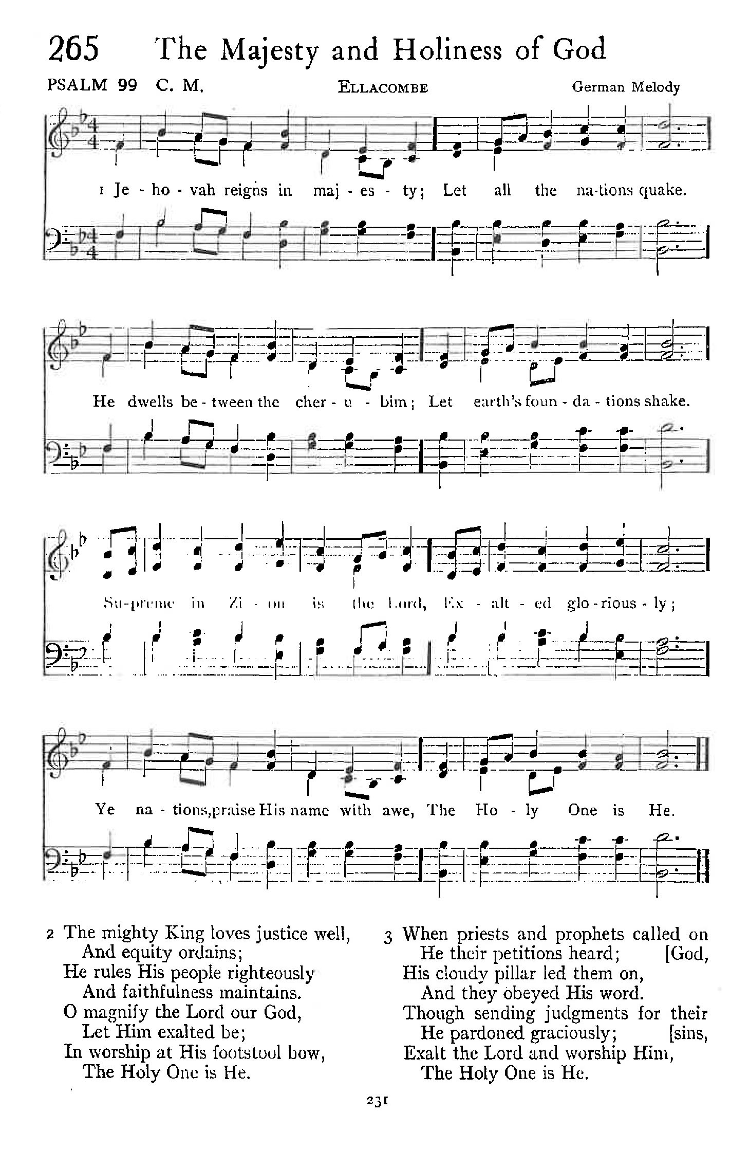 Psalm 99 - The Majesty and Holiness of God
