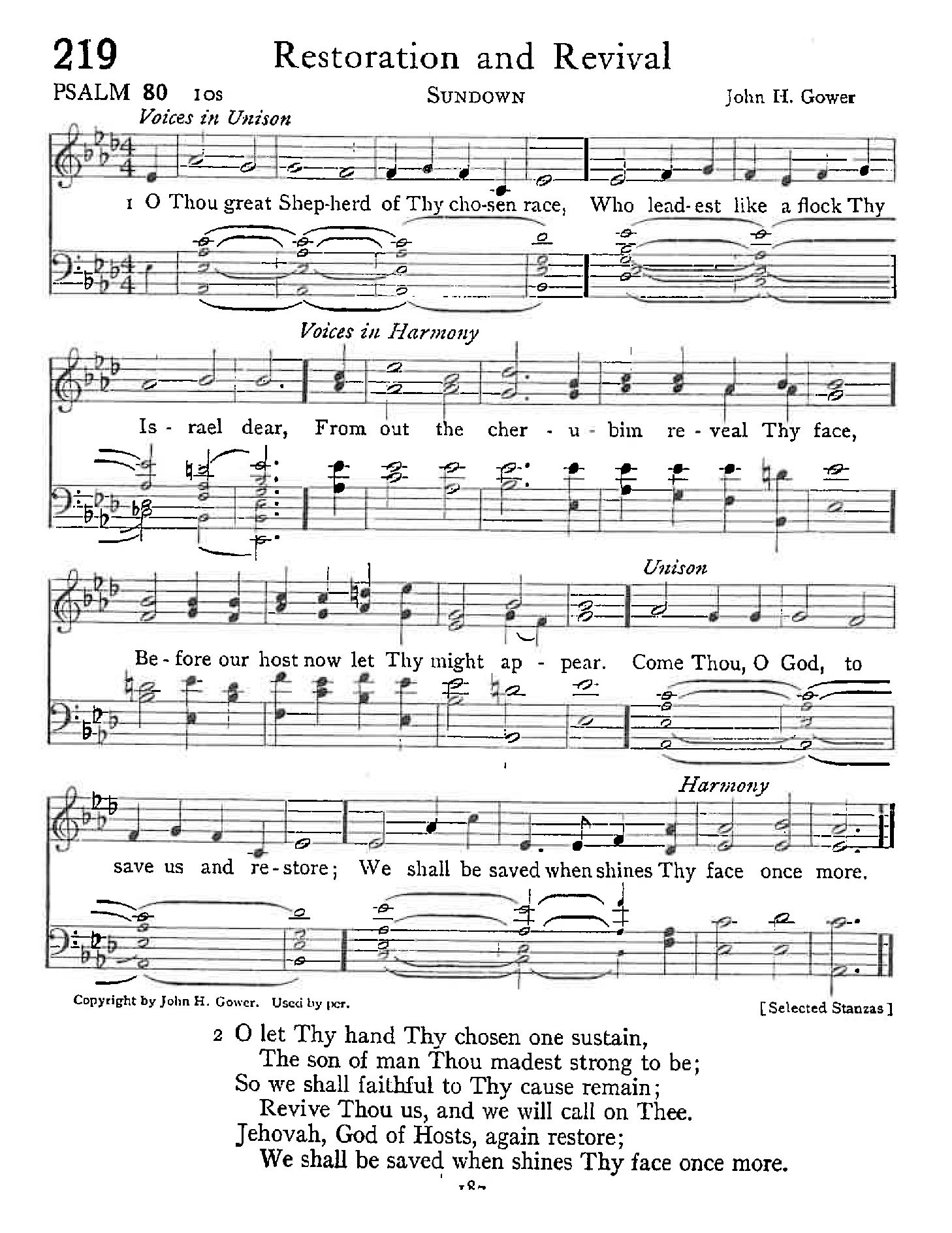 Psalm 80 - Restoration and Revival