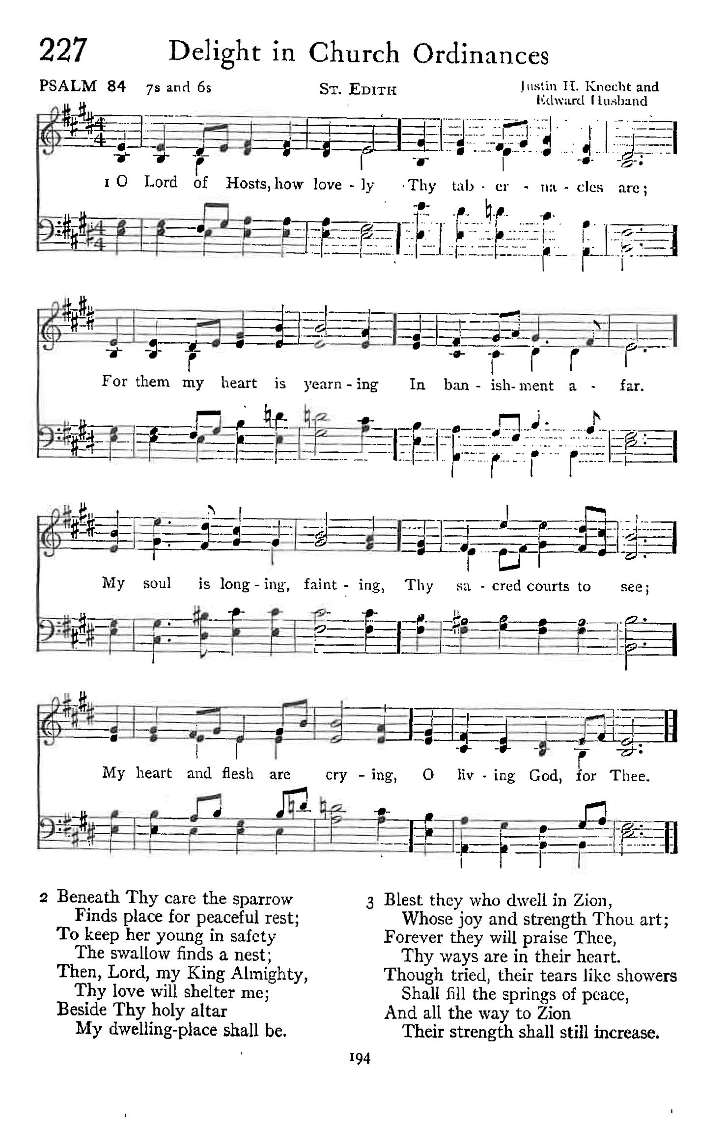 Psalm 84 - Delight in Church Ordinances
