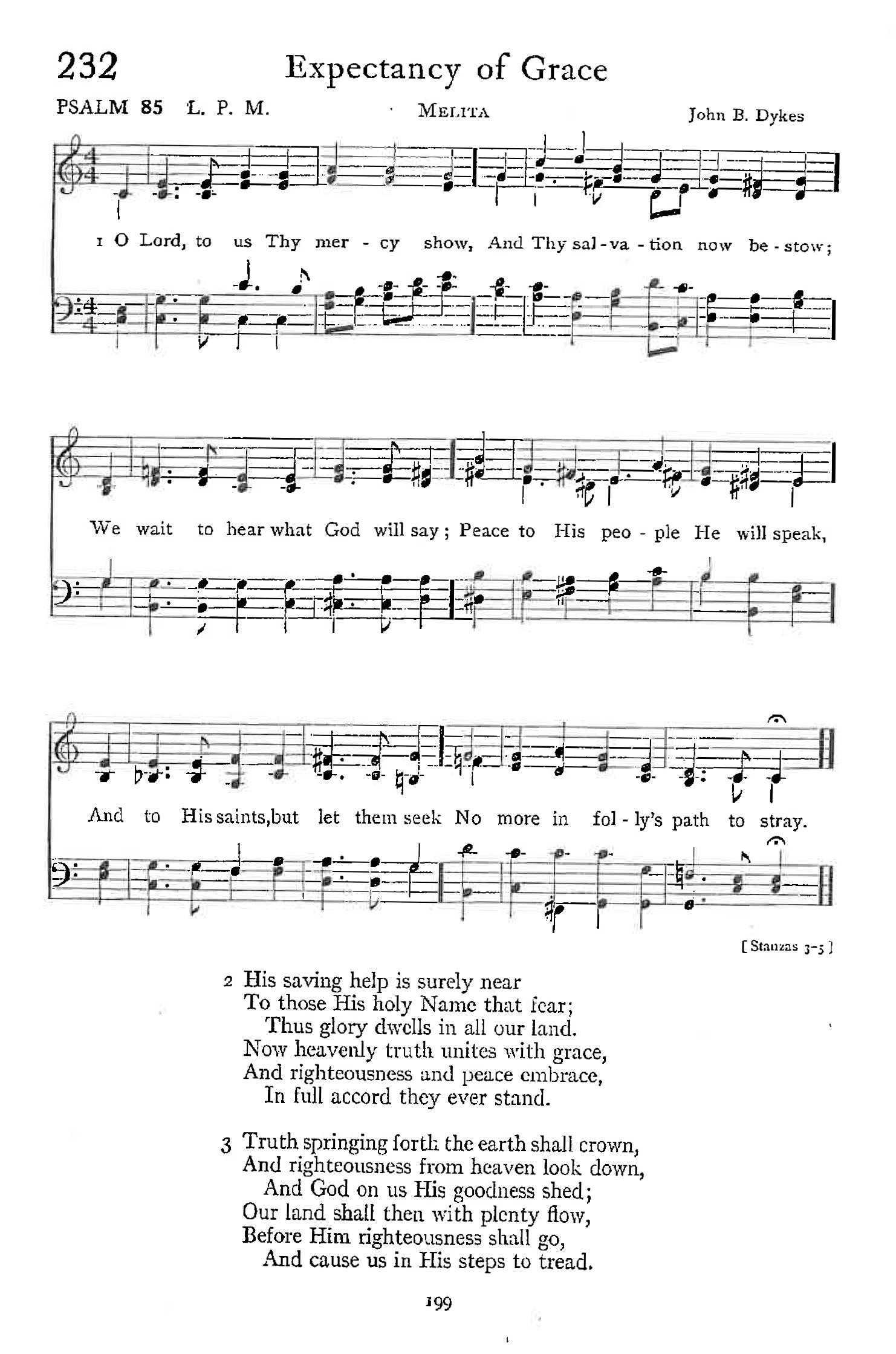 Psalm 85 - Expectancy of Grace
