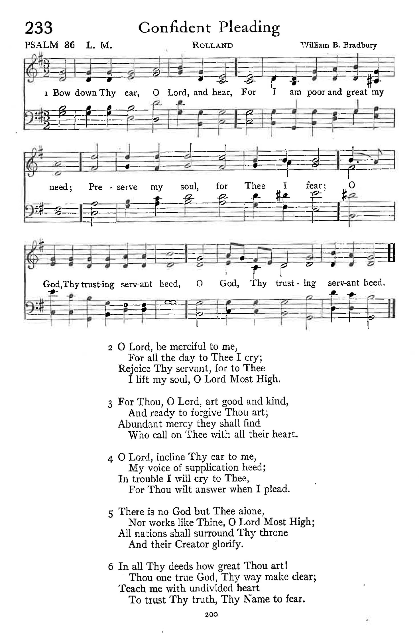 Psalm 86 - Confident Pleading