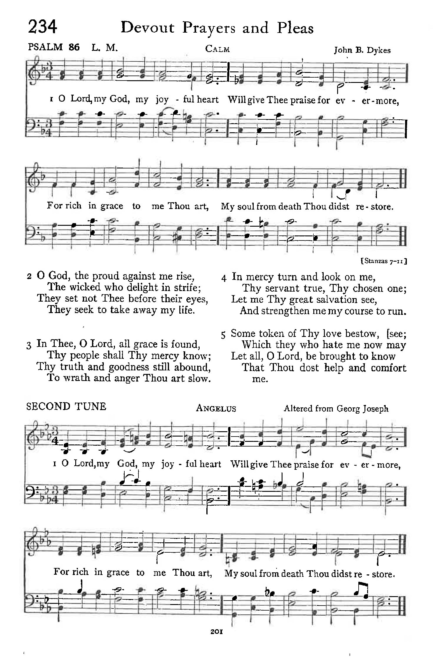 Psalm 86 - Devout Prayers and Pleas