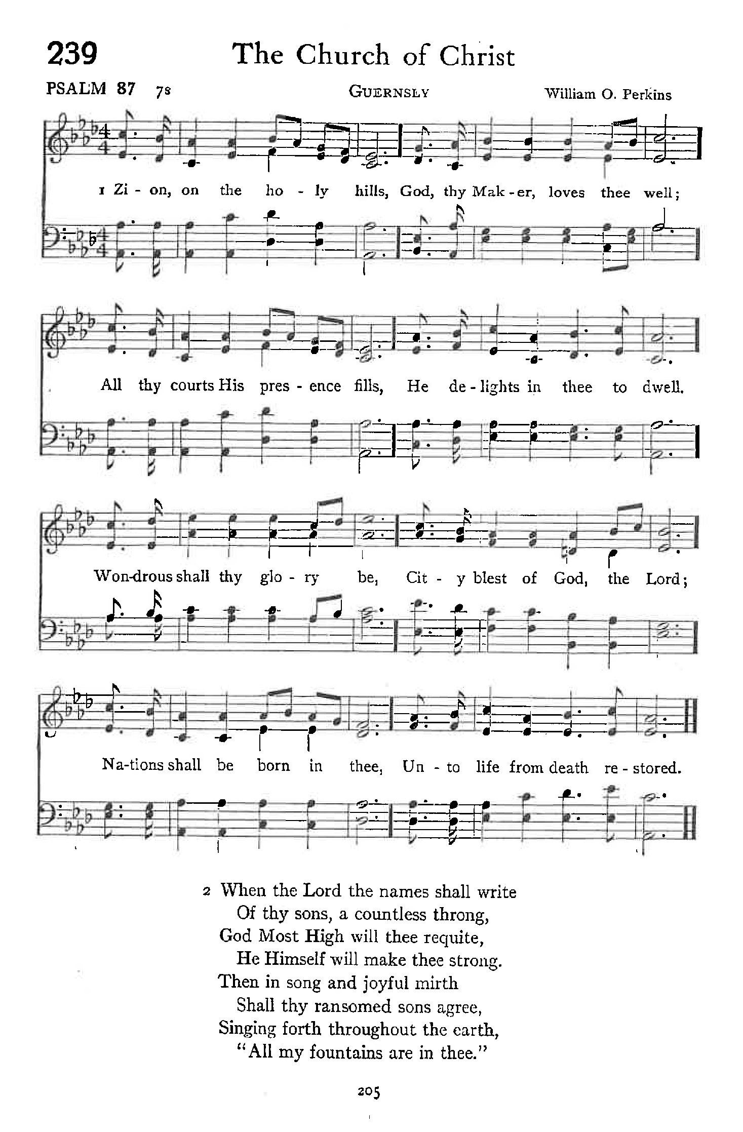 Psalm 87 - The Church of Christ