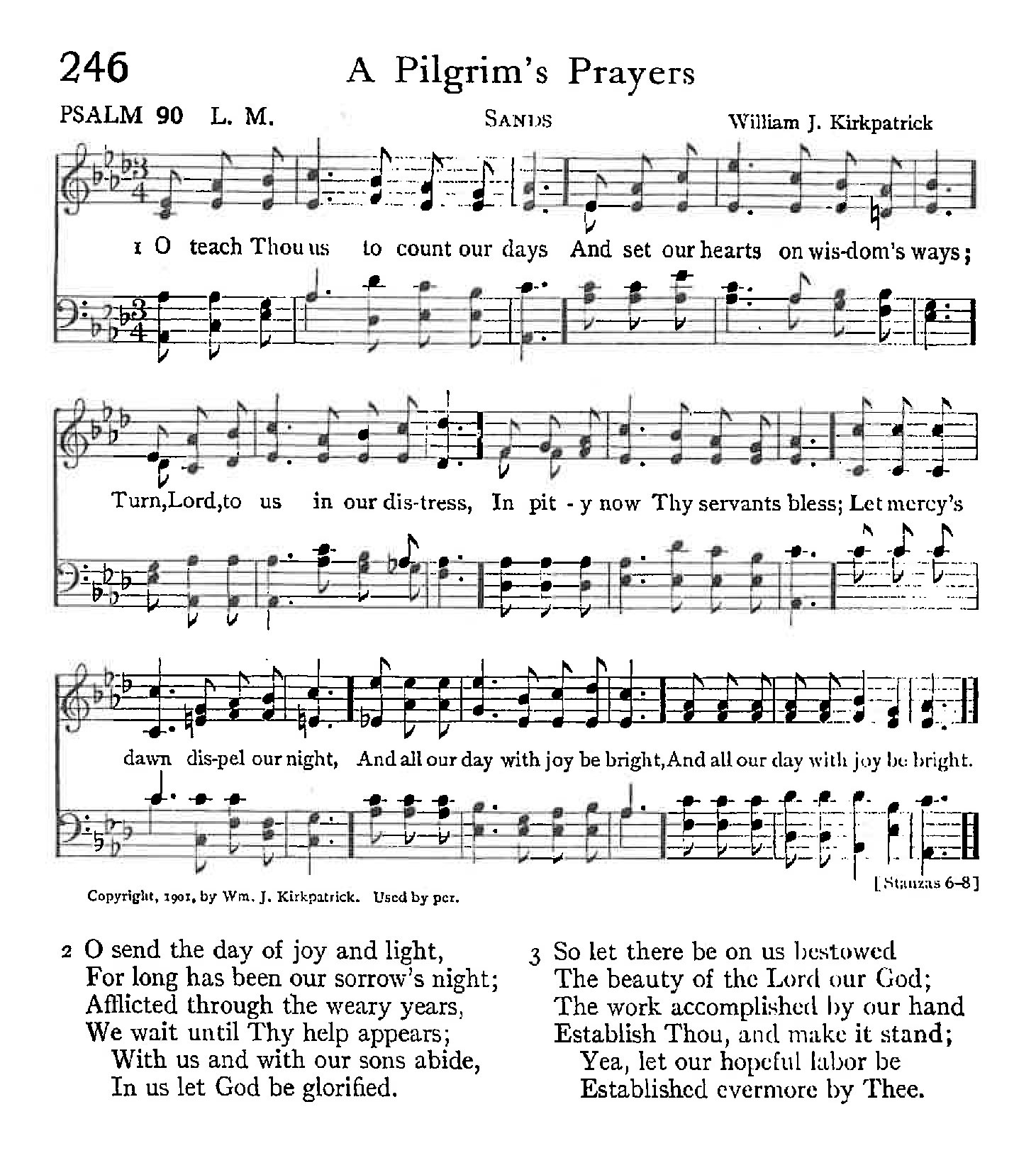 Psalm 90 - A Pilgrim's Prayers