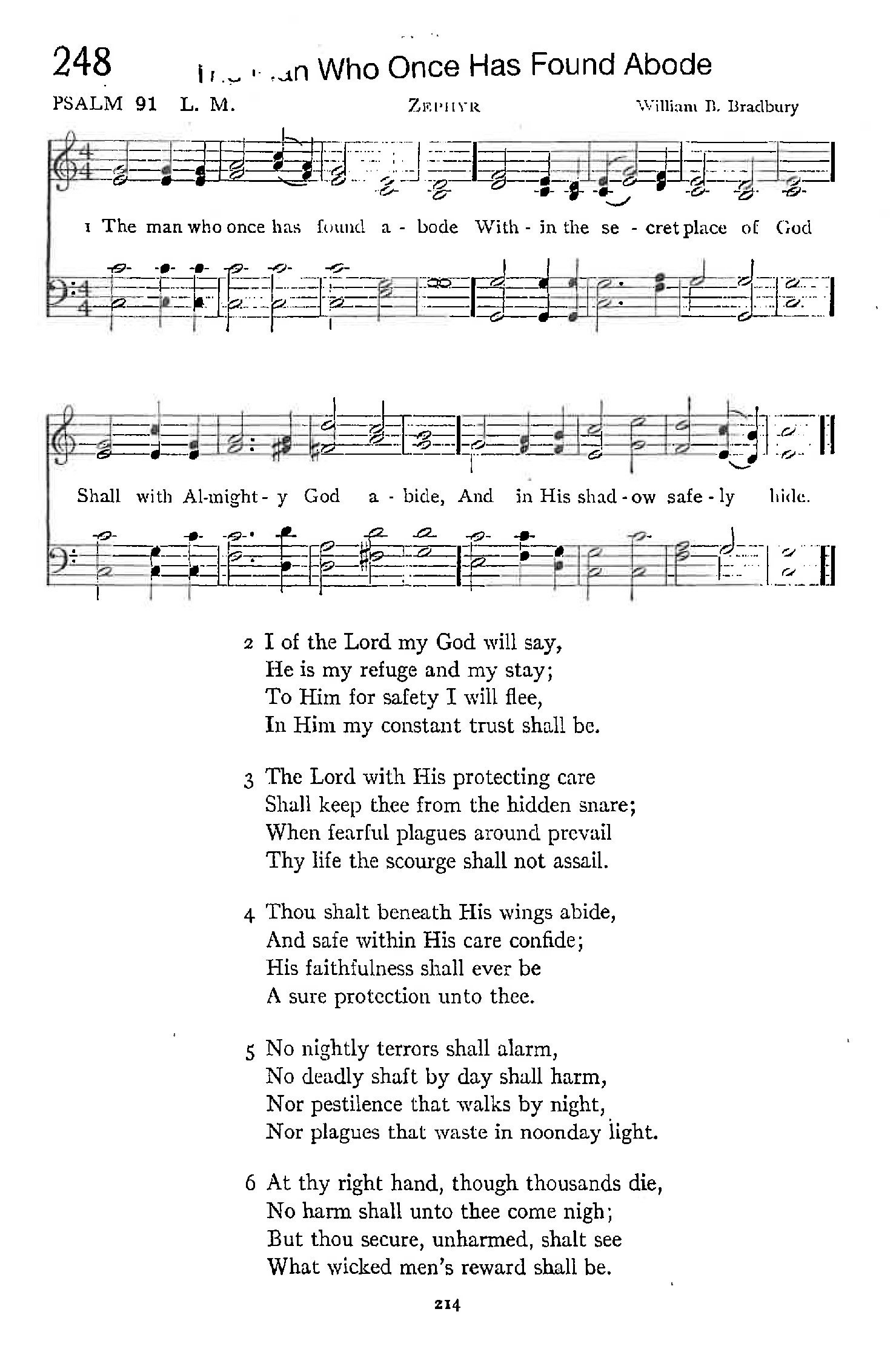 Psalm 91 - The Man Who Once Found Abode