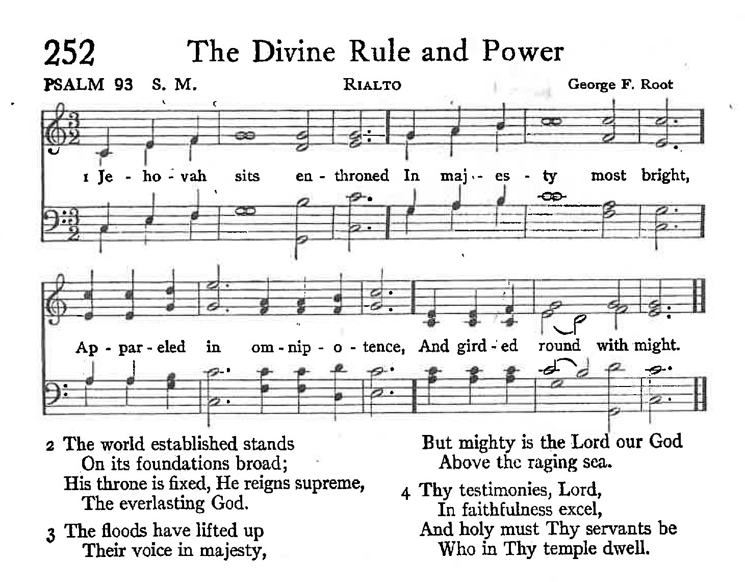 Psalm 93 - The Divine Rule and Power