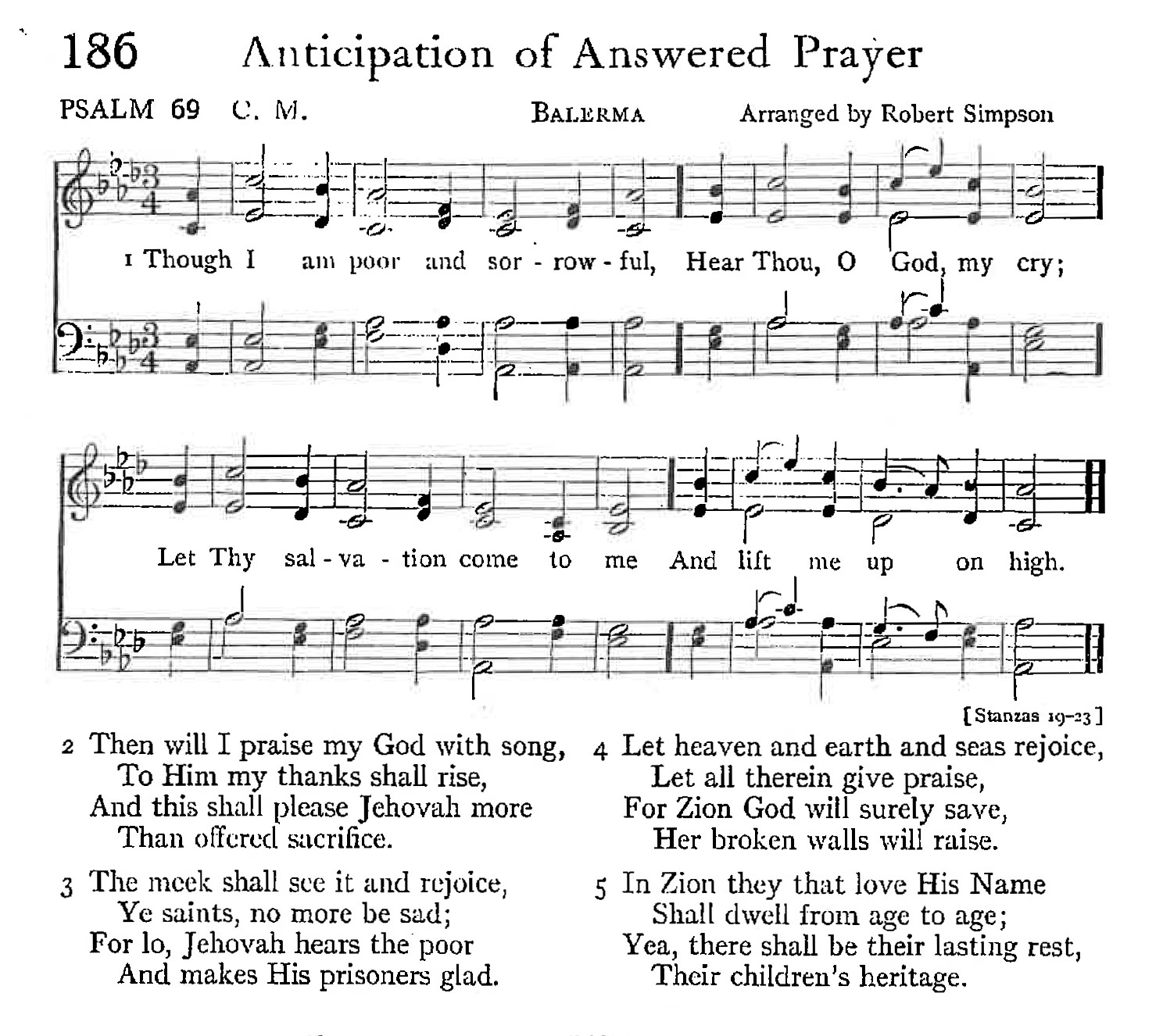 Psalm 69 - Anticipation of Answered Prayer