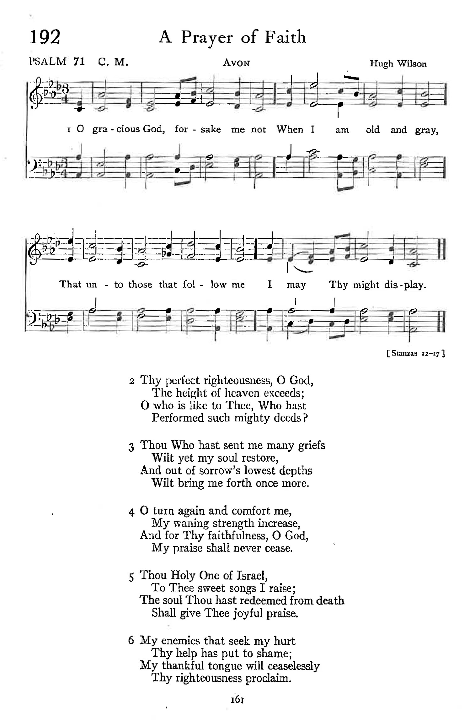 Psalm 71 - A Prayer of Faith