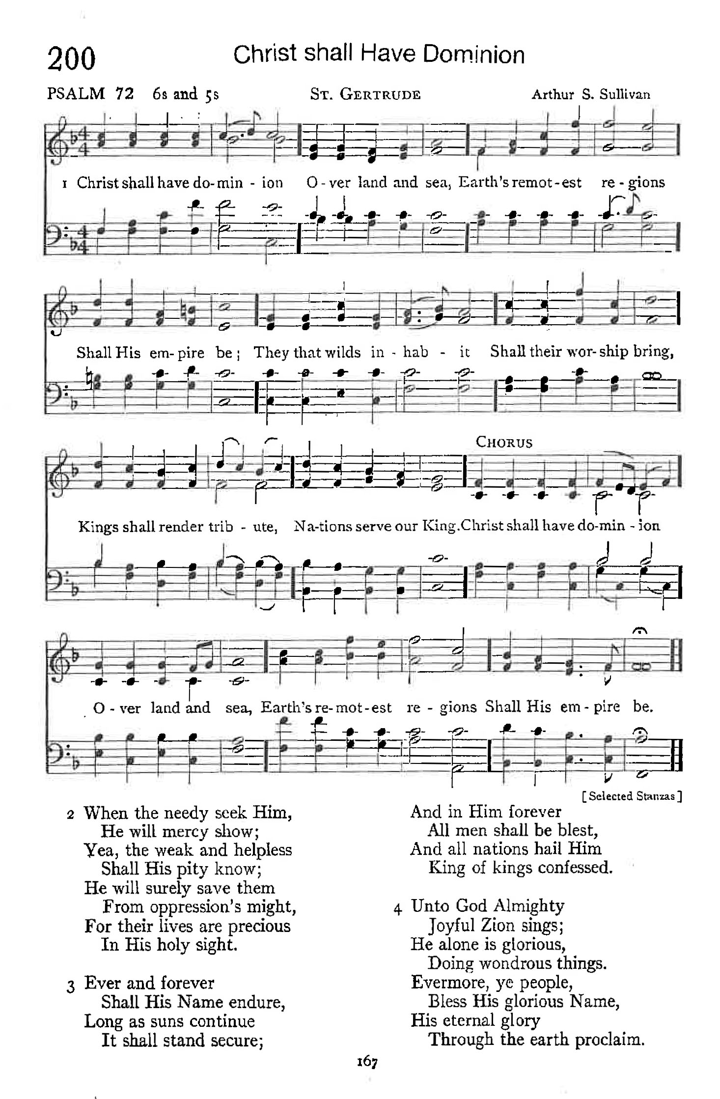 Psalm 72 - Christ Shall Have Dominion