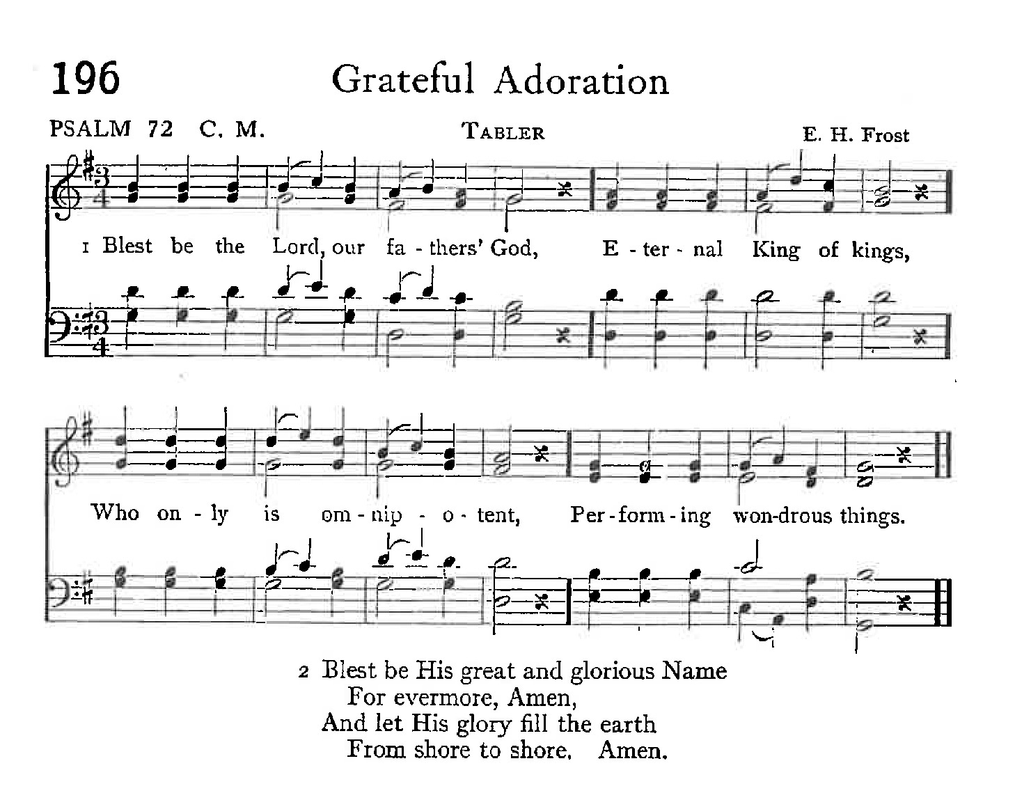 Psalm 72 - Grateful Adoration
