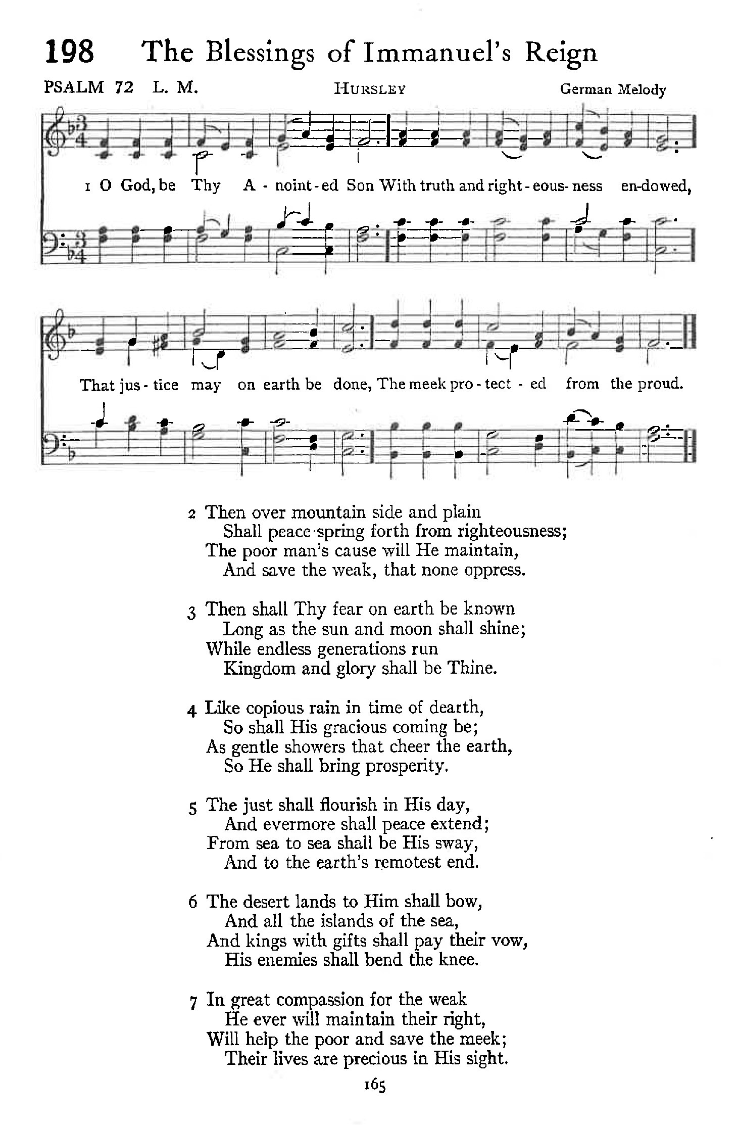 Psalm 72 - The Blessings of Immanuel's Reign