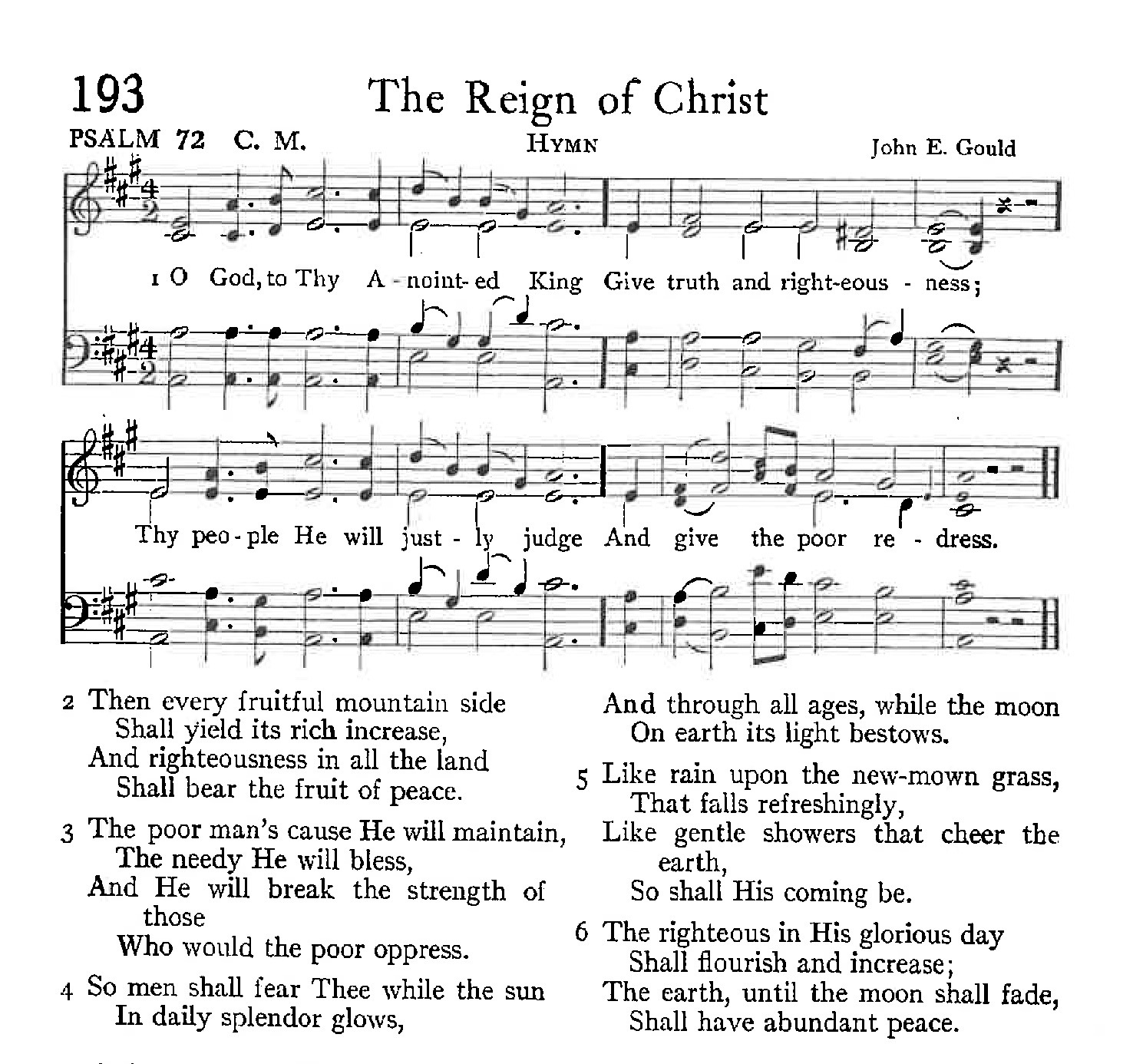 Psalm 72 - The Reign of Christ